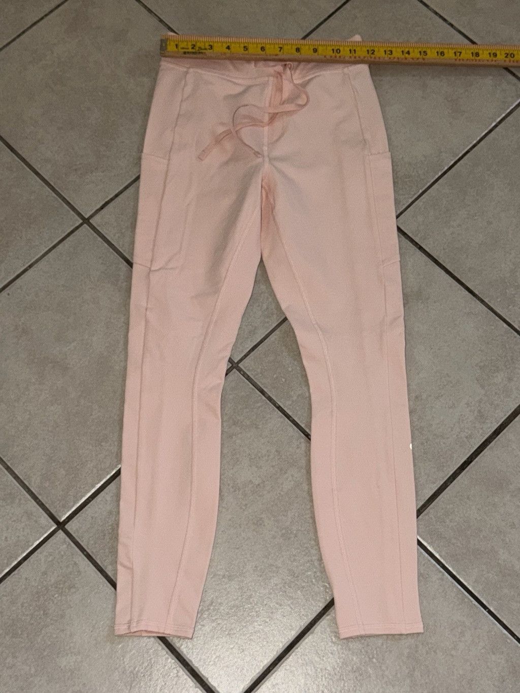 Alo Yoga ALO YOGA CHECKPOINT TIE FRONT LEGGING LIGHT NEON ORANGE XS Size 26" / US 2 / IT 38 - 6 Thumbnail