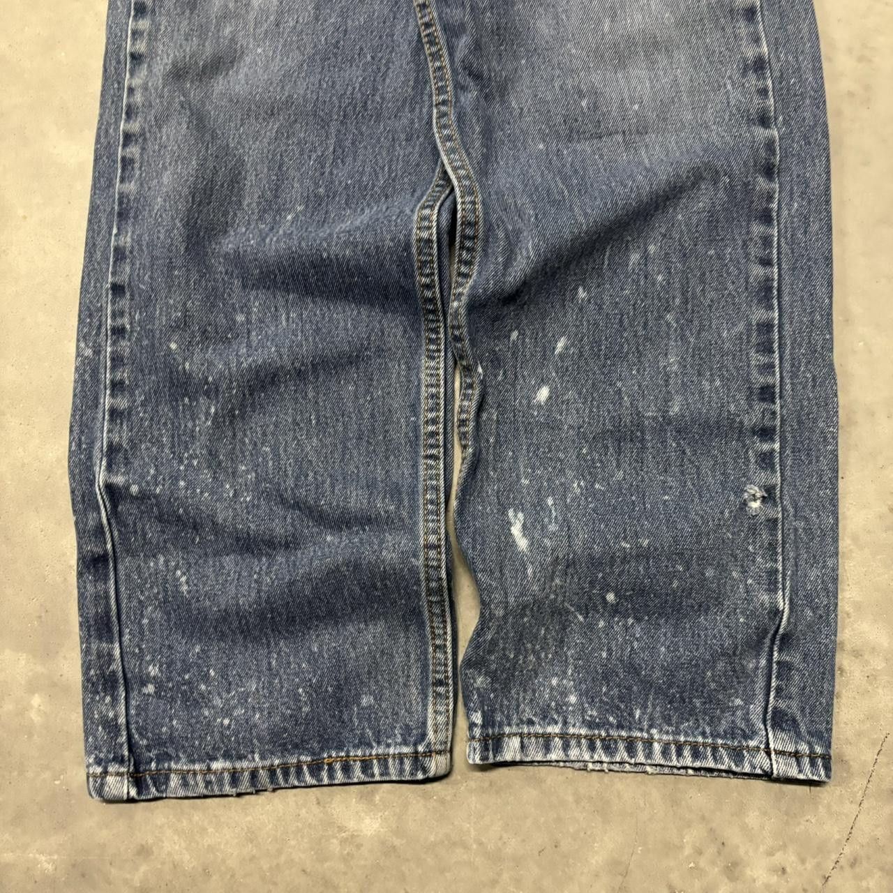 Levi's × Vintage Crazy Vintage Y2K/2000s Grunge Dark Wash Levi’s Denim Jeans! Size US 34 / EU 50 - 6 Thumbnail