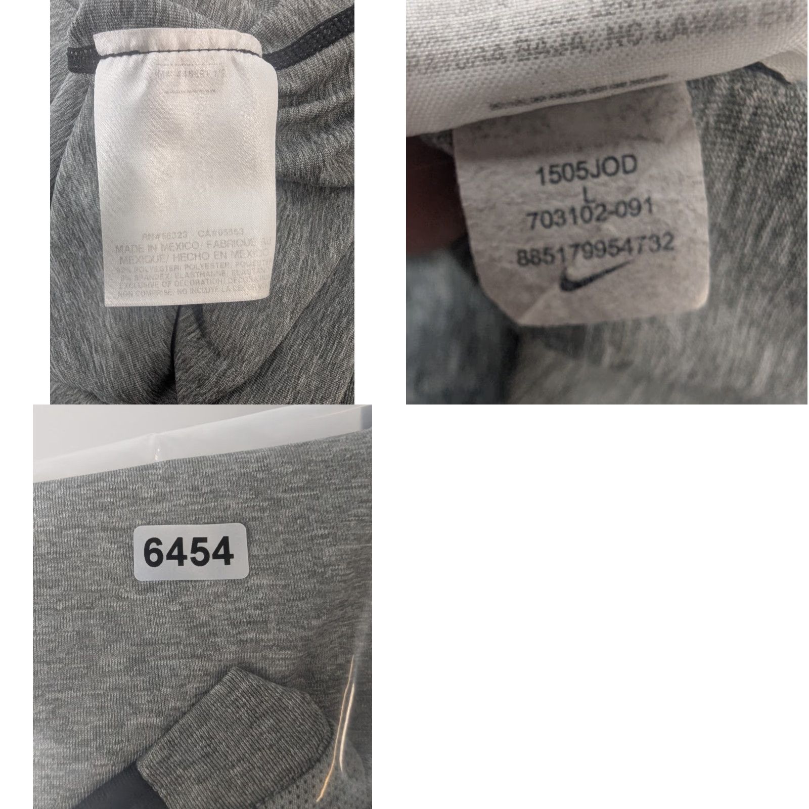 Nike Nike Pro Tank Top Men's Large Sleeveless DriFit Athletic Shirt 703102-091 Gray Pro Size US L / EU 52-54 / 3 - 8 Thumbnail