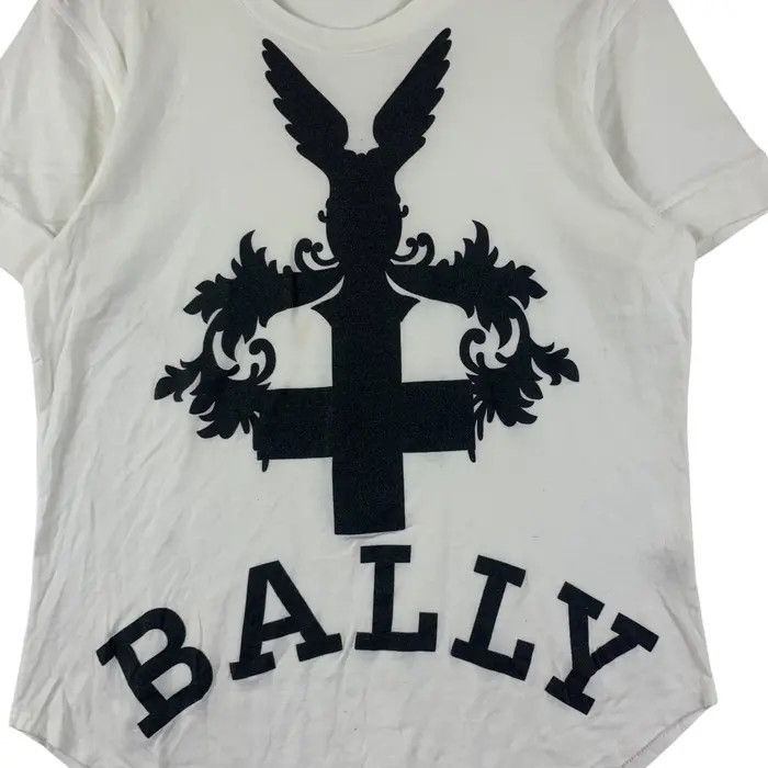 Bally BALLY INTERNATIONAL CROSS Logo Made In Italy Tee Shirt Size M / US 6-8 / IT 42-44 - 3 Thumbnail