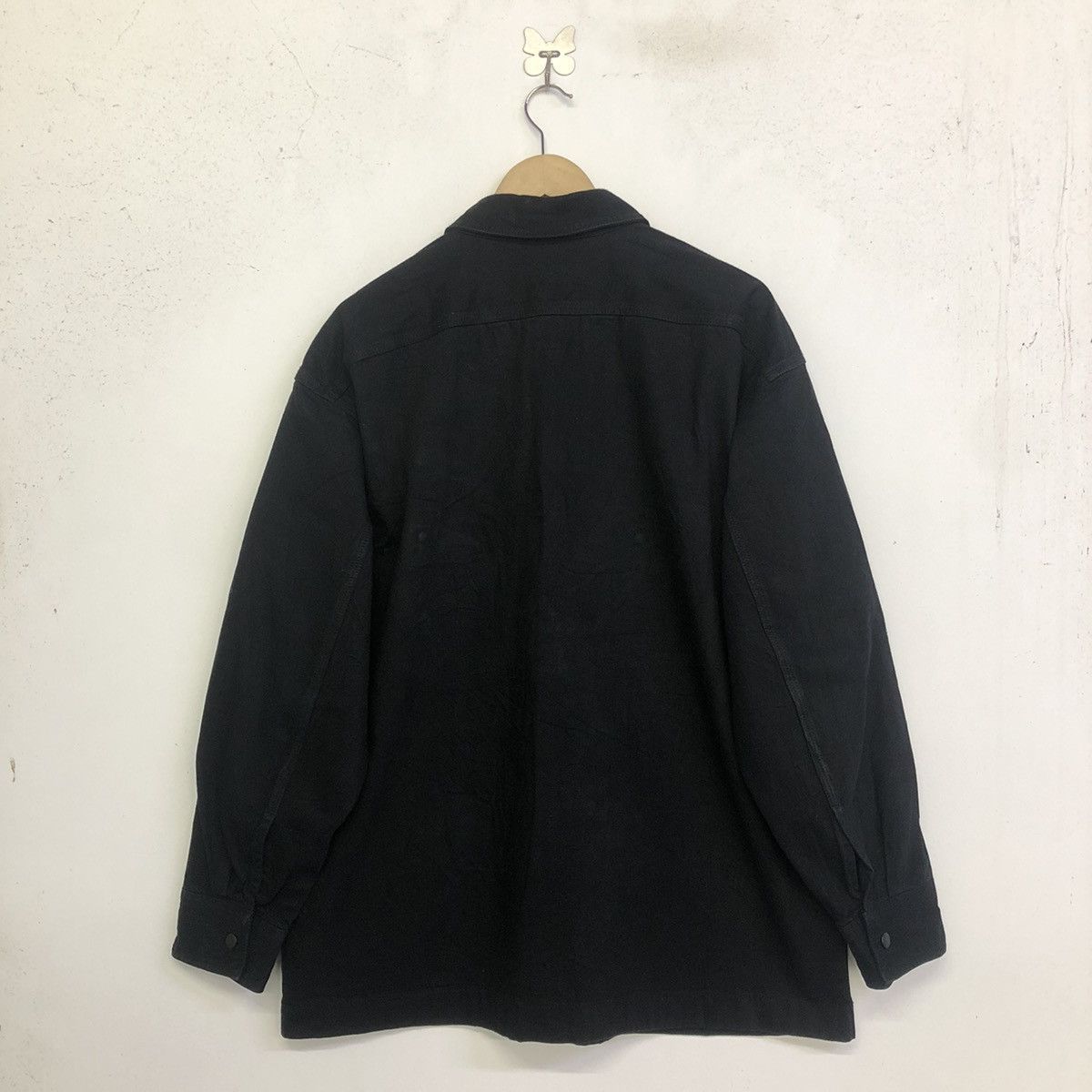 Lemaire × Uniqlo Uniqlo X Christophe Lemaire Oversize Denim Button Jacket Size US XL / EU 56 / 4 - 7 Thumbnail