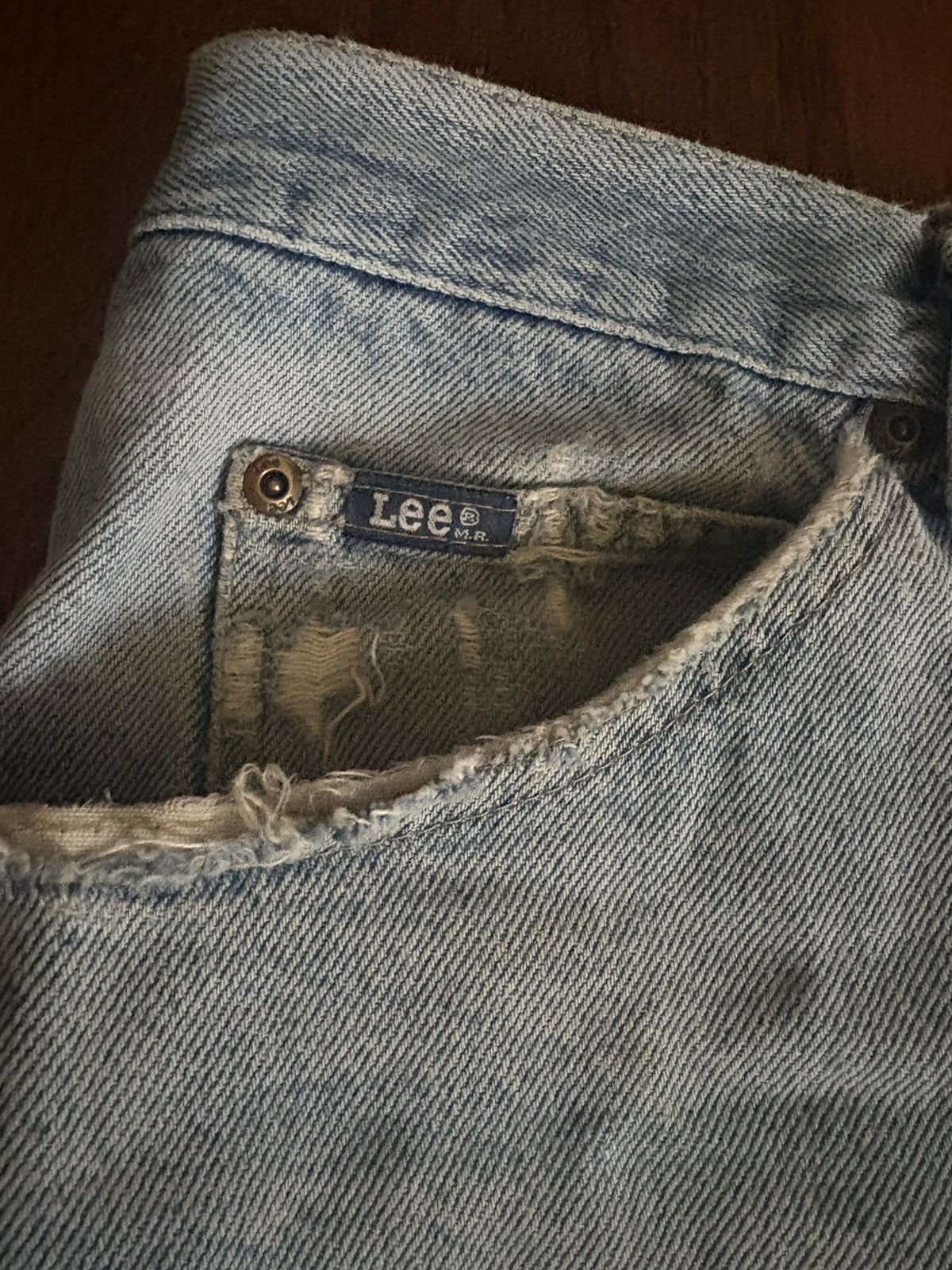 Vintage LIGHT BLUE VINTAGE BAGGY DENIM Size US 36 / EU 52 - 2 Thumbnail