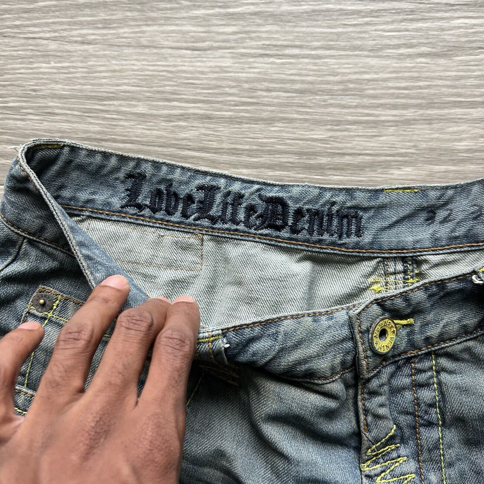 Other Vintage Y2k Azzure Shorts Mens 36 Blue BaggyDenim Jorts Size US 36 / EU 52 - 9 Thumbnail