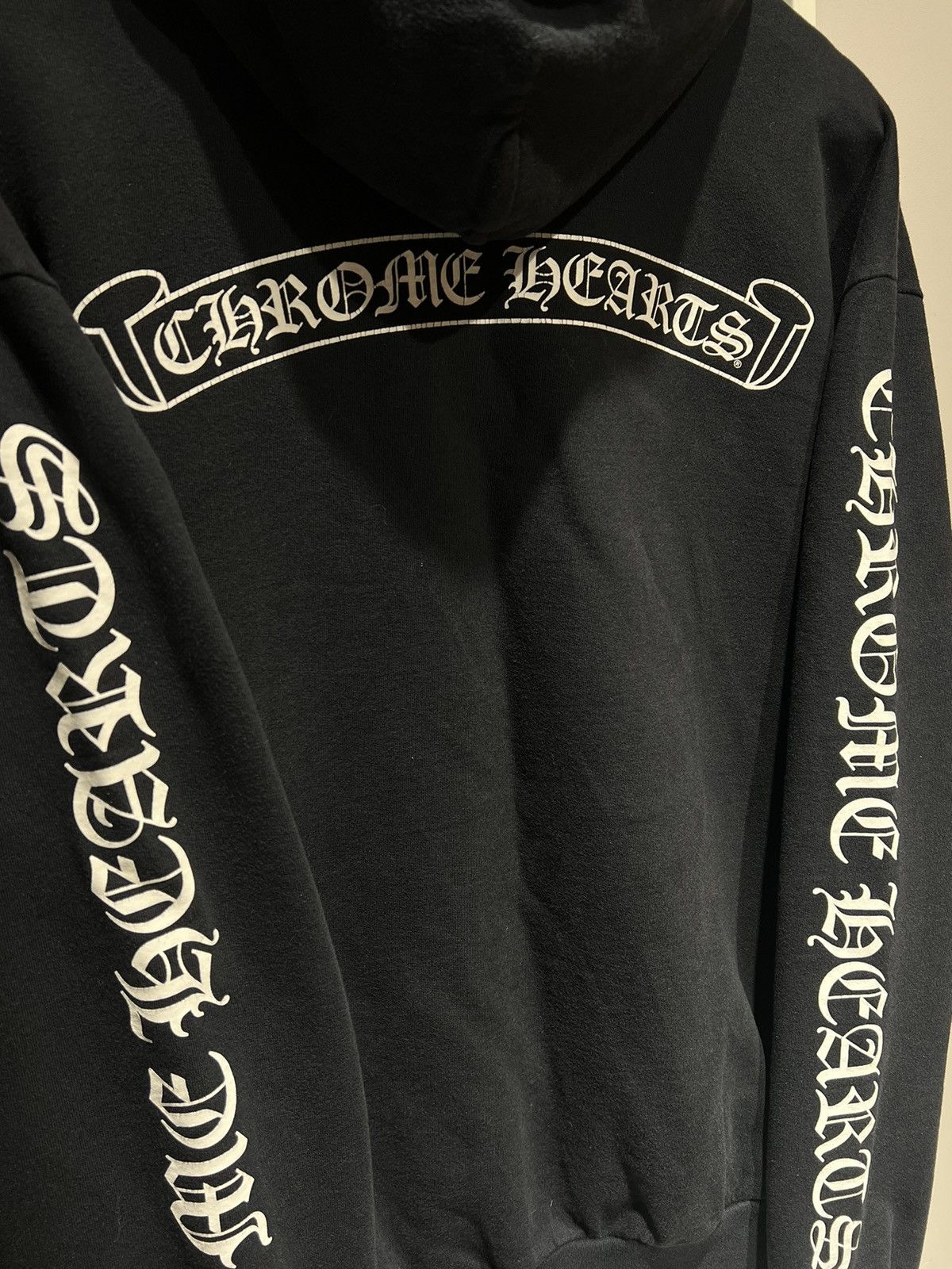 Chrome Hearts 🚨 Chrome Hearts scroll logo dark blue Hoodie Late 1990's Size US M / EU 48-50 / 2 - 4 Thumbnail