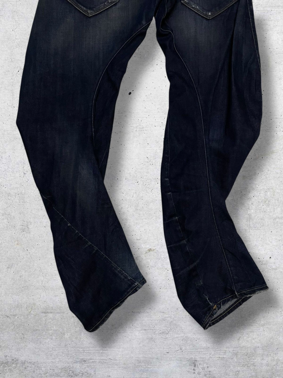 G-Star VINTAGE G-STAR RAW 90S ORIGINAL DESIGNER LOOSE TAPERED DENIM Size US 32 / EU 48 - 10 Thumbnail