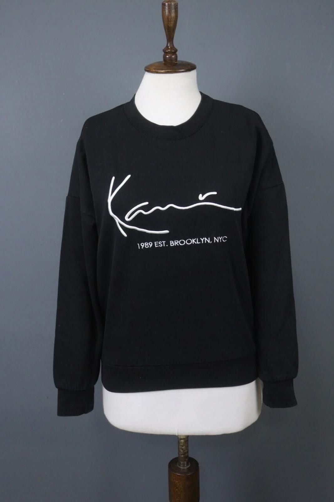 Karl Kani Karl Kani Black Cotton Crew Neck Pullover Sweatshirt Size S Size S / US 4 / IT 40 - 1 Thumbnail
