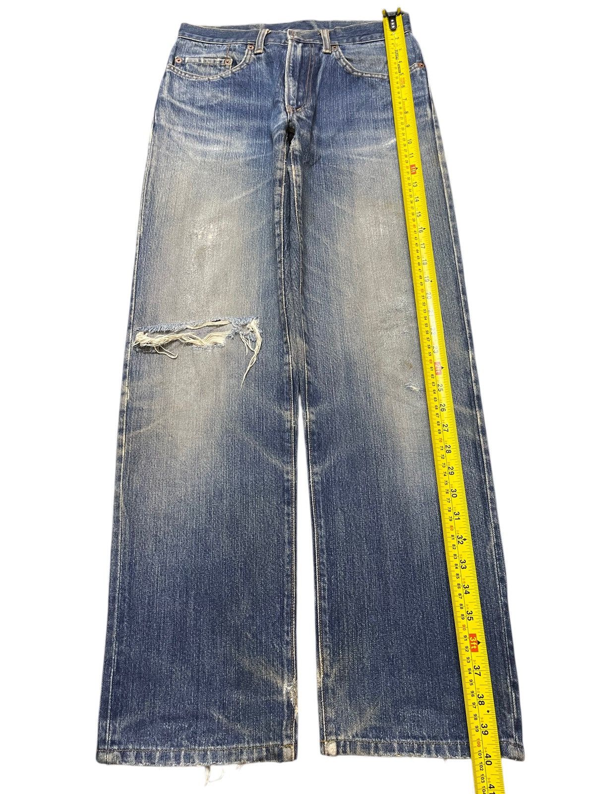semanticdesign Vintage Japanese HR Market Mud Wash Faded Distressed Style Size US 28 / EU 44 - 12 Thumbnail