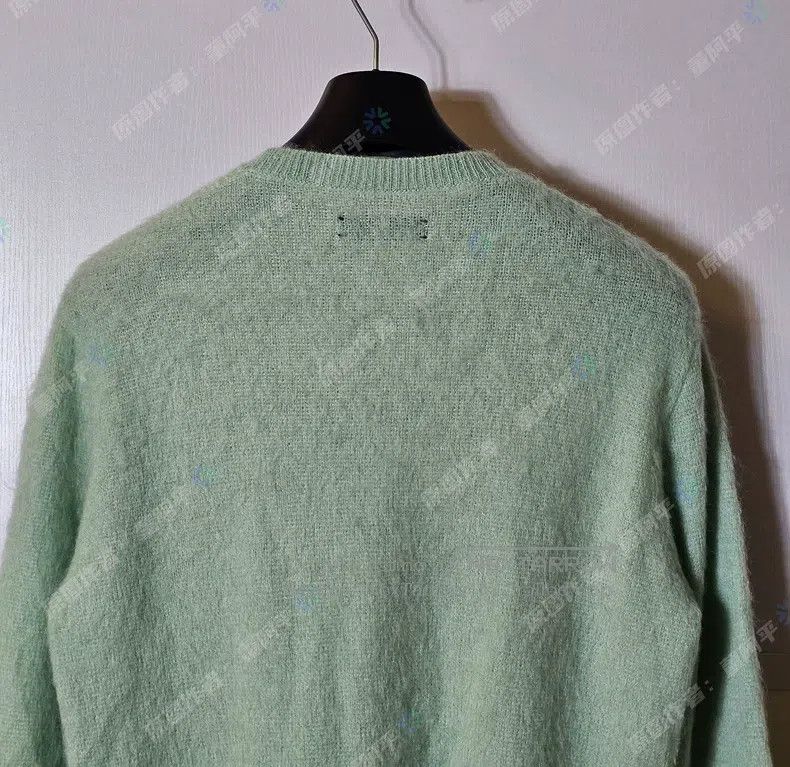 Amiri Amiri Mohair Sweater Light Green Size US S / EU 44-46 / 1 - 7 Thumbnail