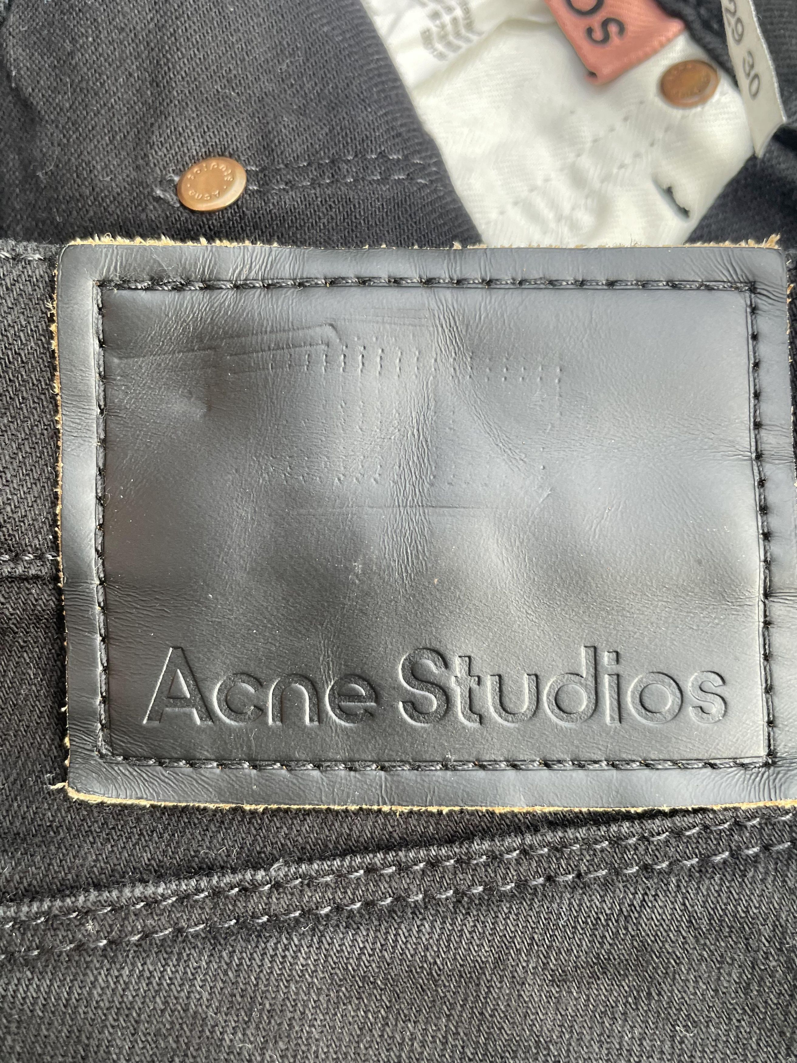 Acne Studios Acne Studios Max Stay Black Denim Size US 30 / EU 46 - 8 Thumbnail