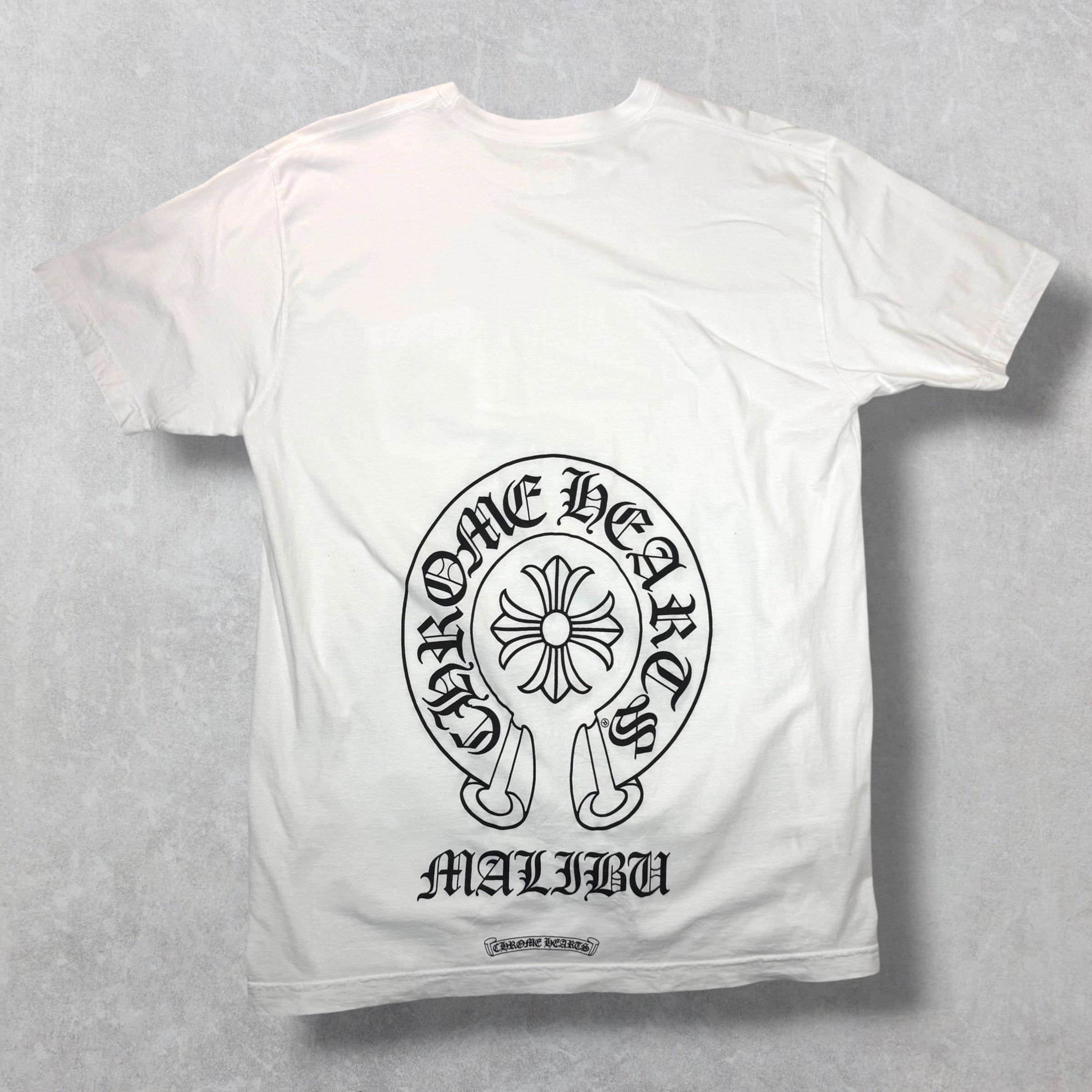 Chrome Hearts Chrome Hearts Malibu Horseshoe Tee White XXL Size US XXL / EU 58 / 5 - 1 Thumbnail