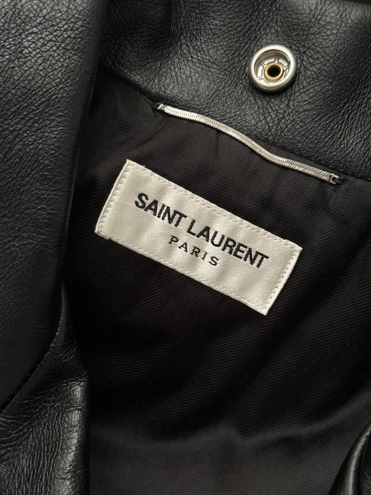 Saint Laurent Paris Saint Laurent Leather Jacket L01 46 Size US S / EU 44-46 / 1 - 3 Thumbnail