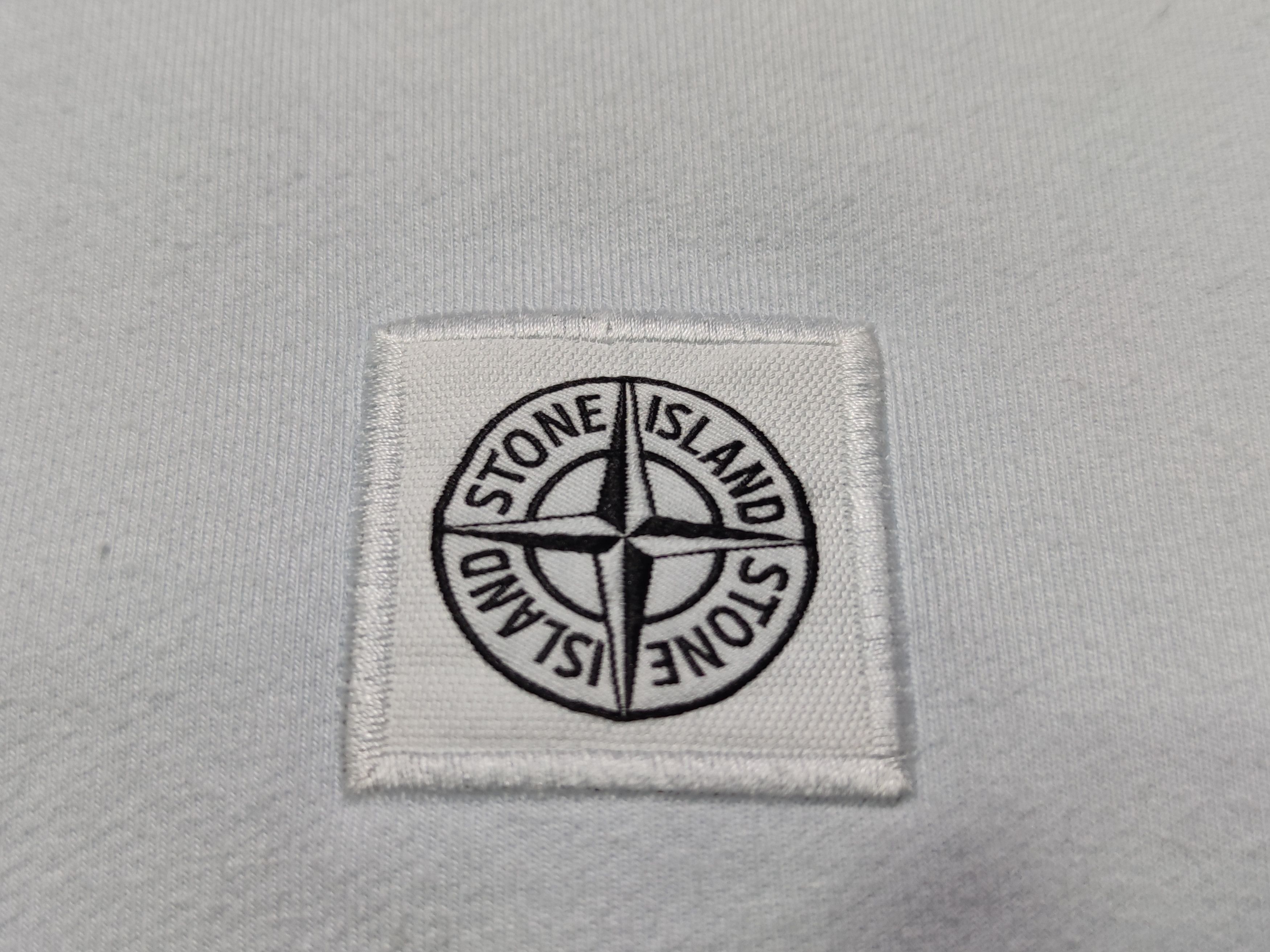 Stone Island Stone Island Patch Program Light Blue Crewneck Sweatshirt Size US L / EU 52-54 / 3 - 6 Thumbnail