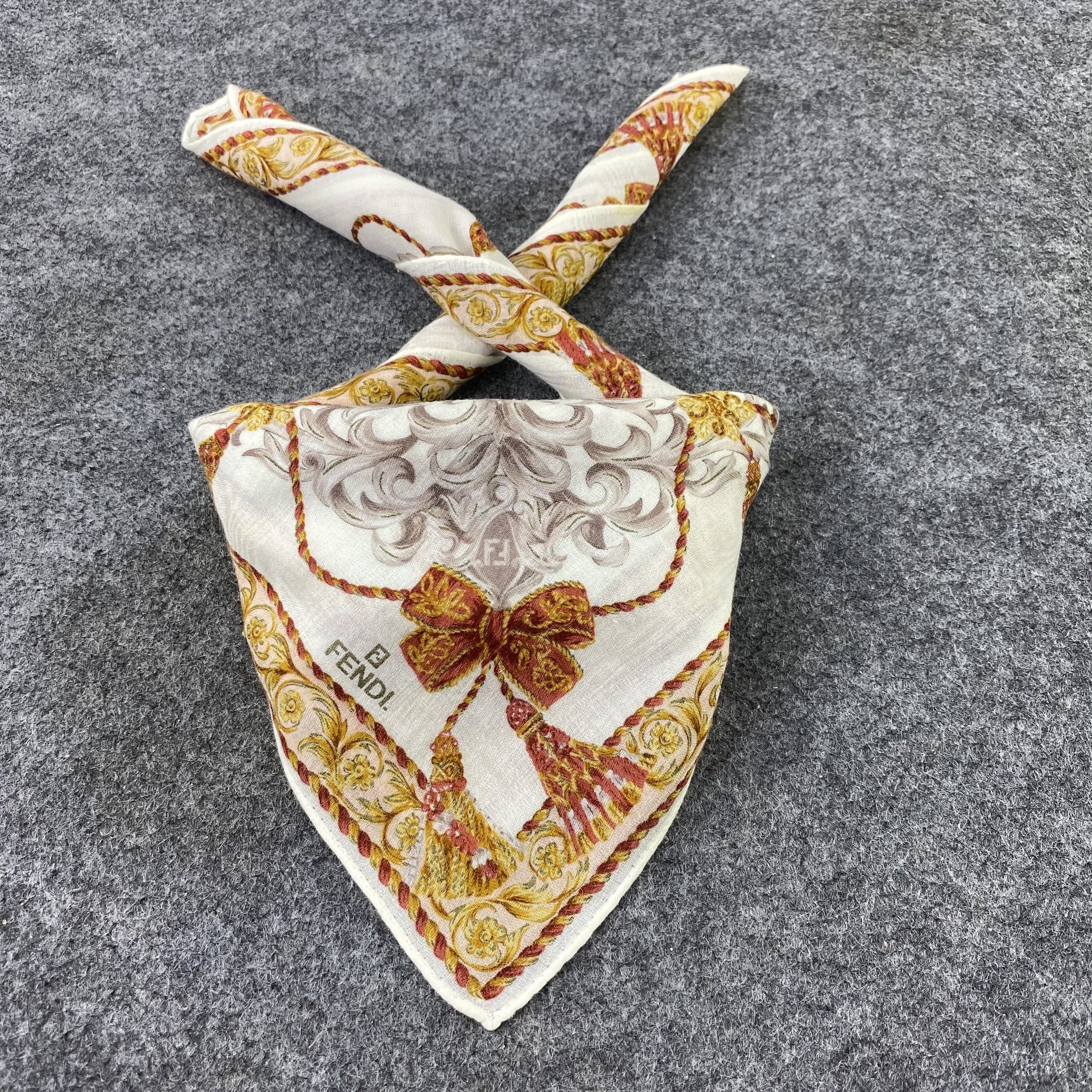 Vintage Fendi Handkerchief / Bandana / Neckerchief-B1256 Size ONE SIZE - 1 Thumbnail