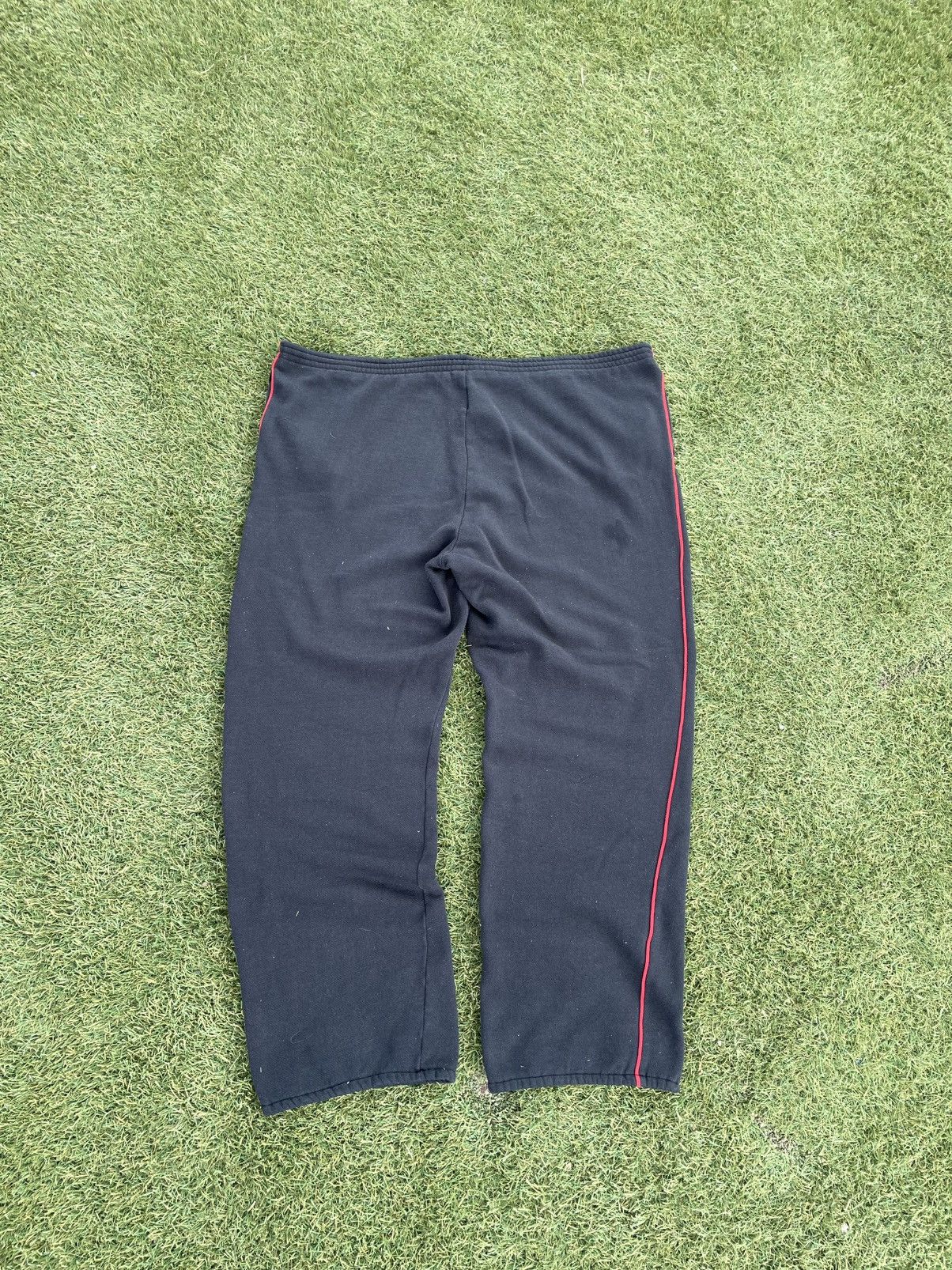 Adidas Vintage Adidas Pants Mens XL Black Drawstring Sweat Fleece Size US 30 / EU 46 - 6 Thumbnail