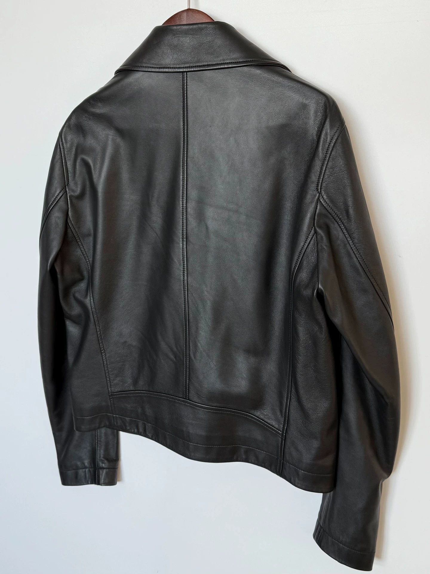 Versace Versace Medusa Gold Buckle Lambskin Moto Jacket 52 Size US L / EU 52-54 / 3 - 6 Thumbnail
