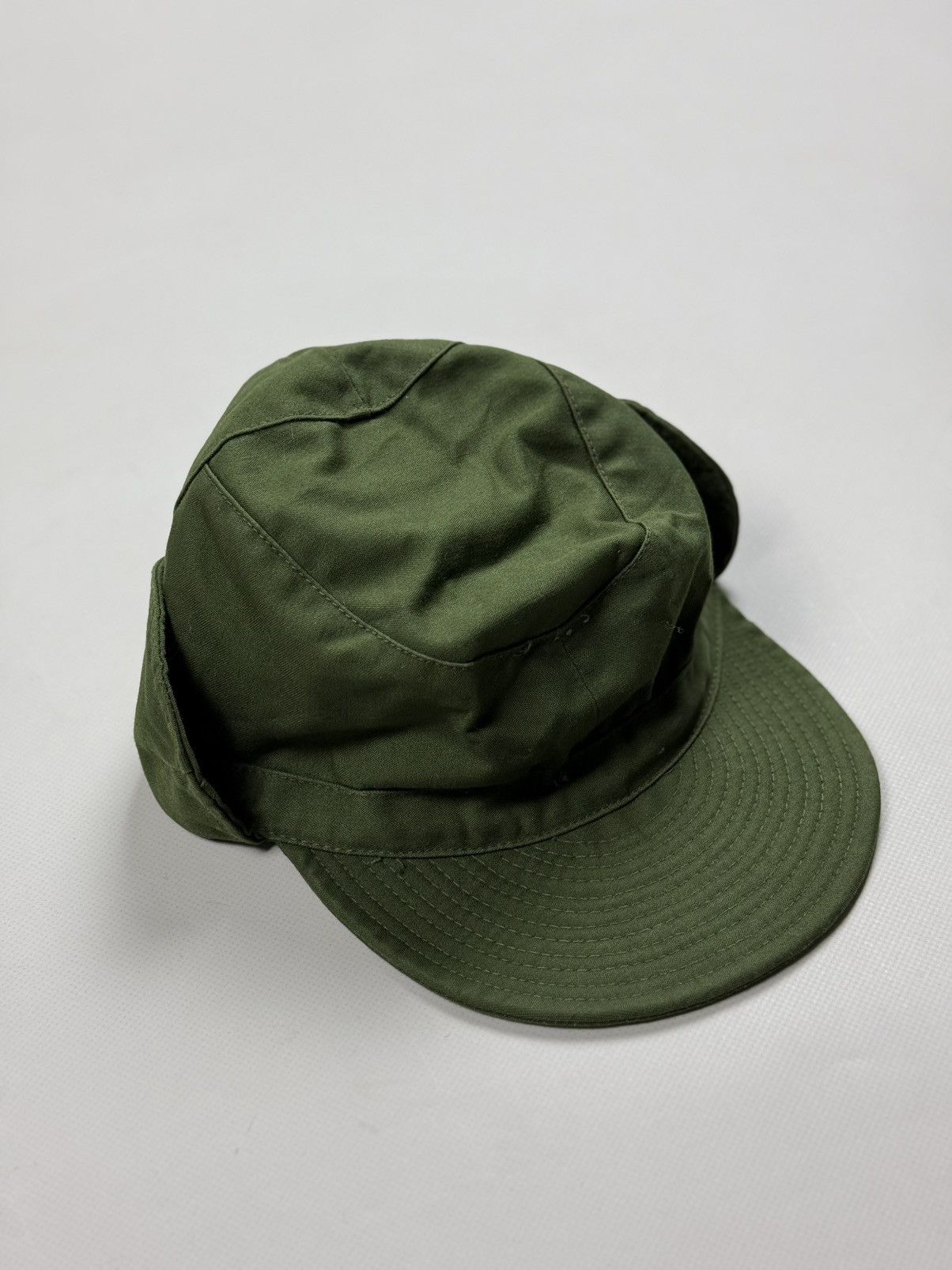 Vintage Vintage Swedish Army Military Earwarmer Flap Ear Cap Hat Size ONE SIZE - 1 Thumbnail
