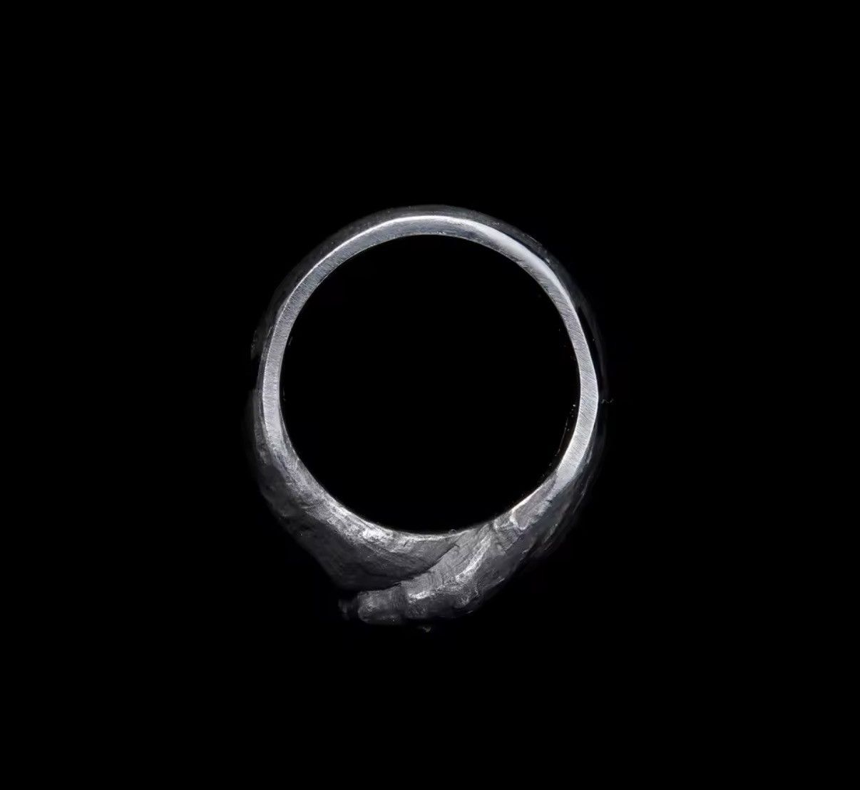 Vintage Streetwear Retro Retro Style Gothic Metal Ring Size ONE SIZE - 2 Thumbnail