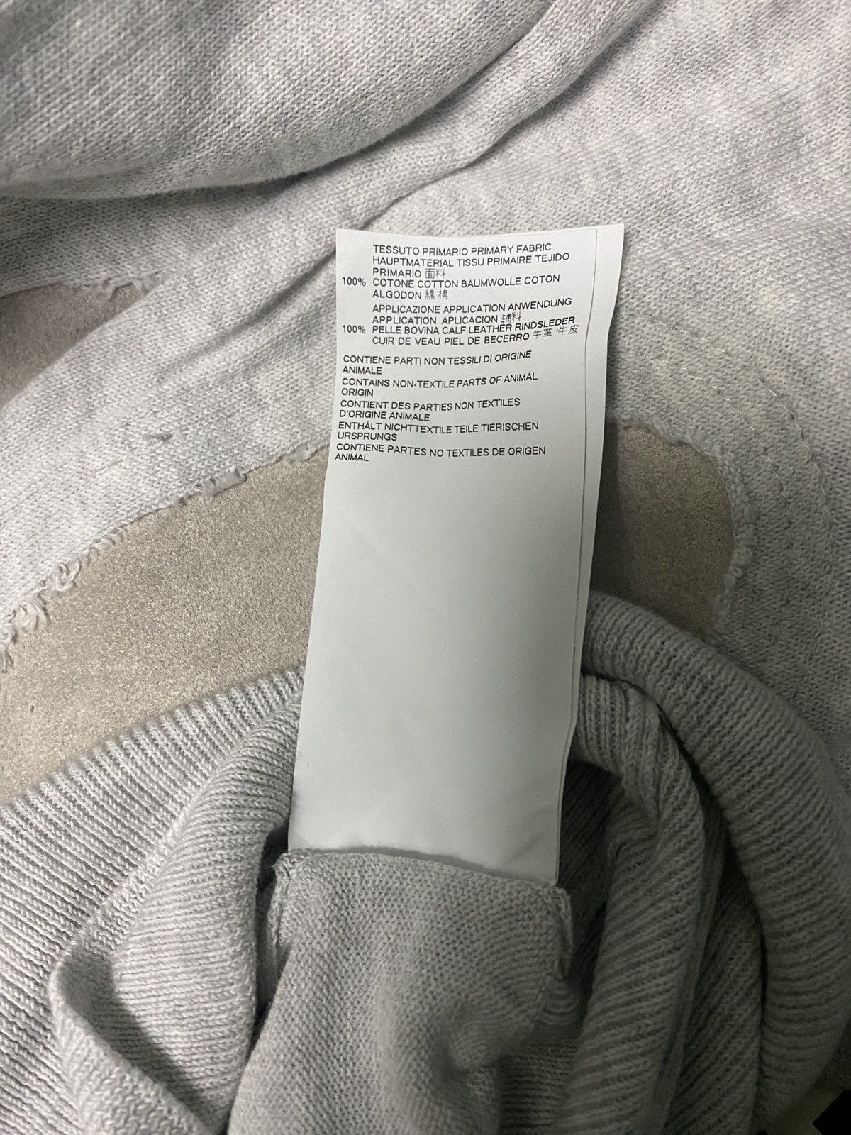 Maison Margiela SS18 Maison Margiela Leather Elbow Patch Sweater Size L / US 10 / IT 46 - 5 Thumbnail
