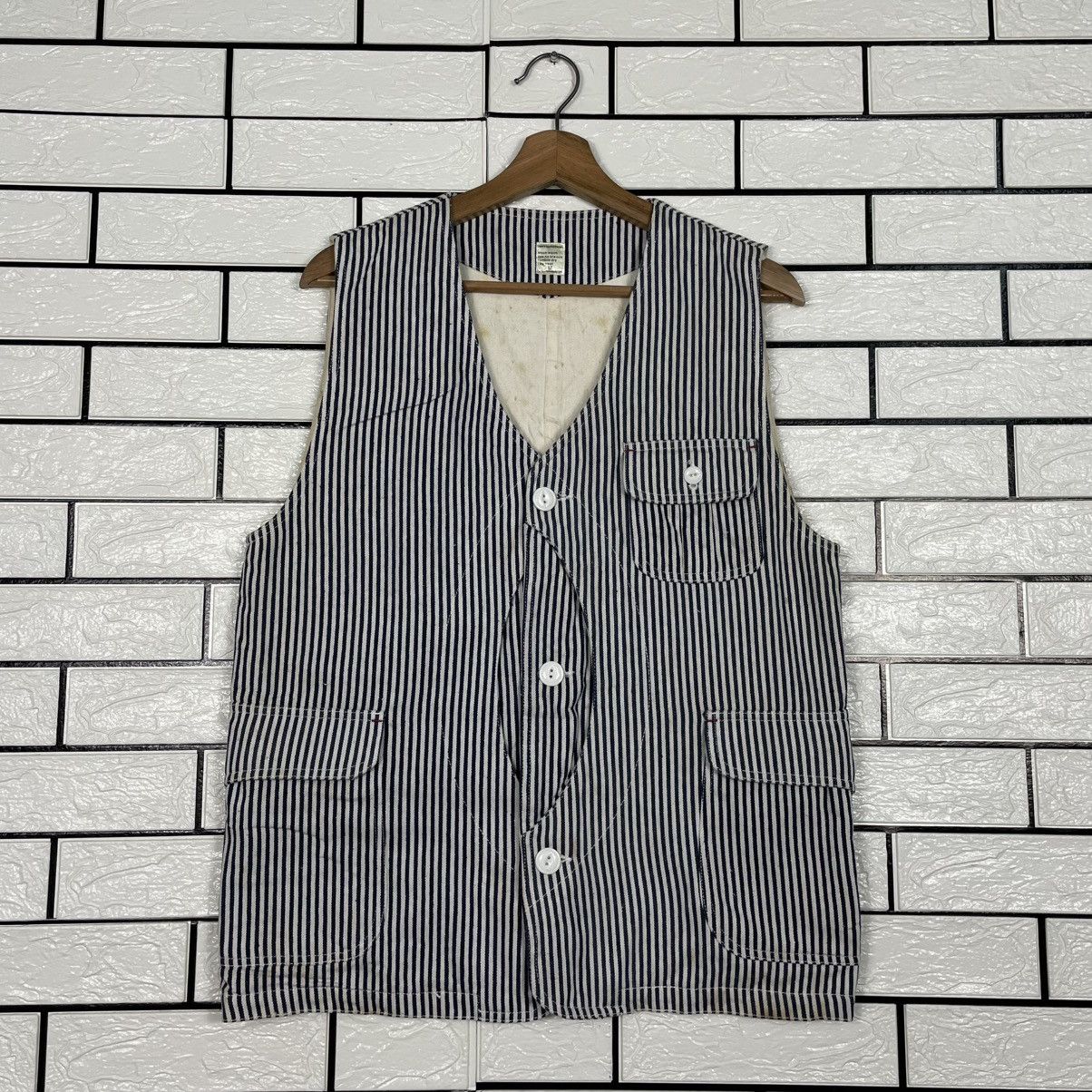 Japanese Brand Japanese Brand Temptation Hickory Vest Size US S / EU 44-46 / 1 - 1 Thumbnail