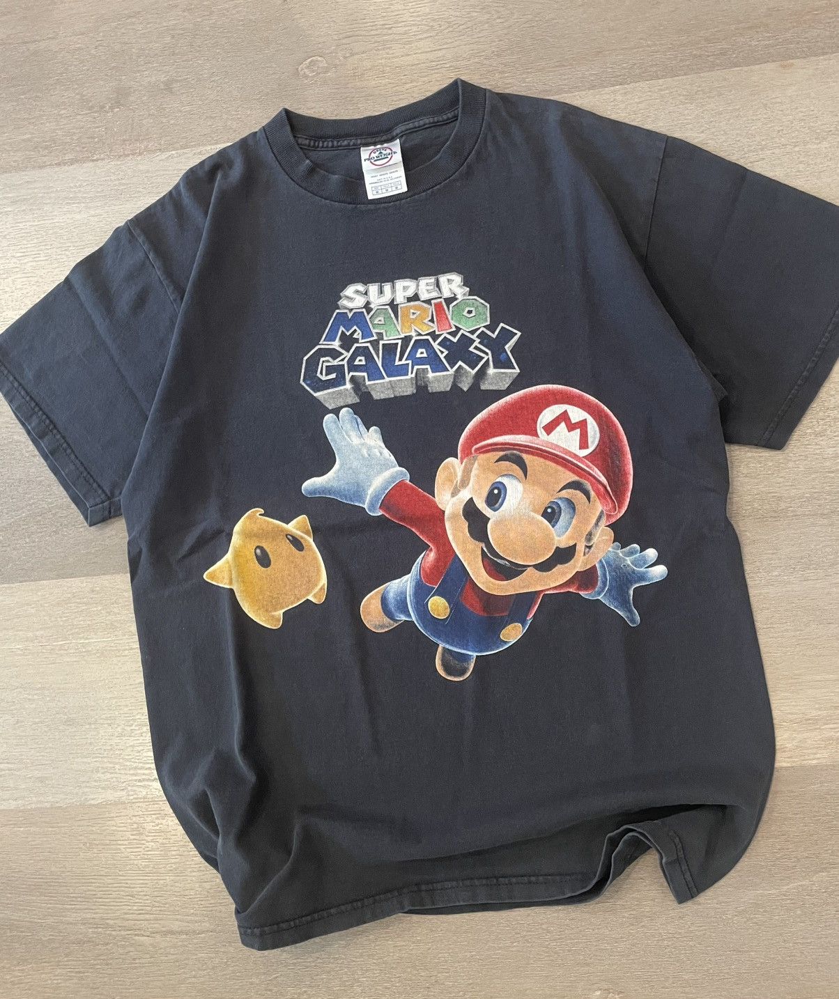 Nintendo × Vintage Vintage Super Mario Galaxy Mario Big Print Graphic Tee Size US M / EU 48-50 / 2 - 2 Thumbnail