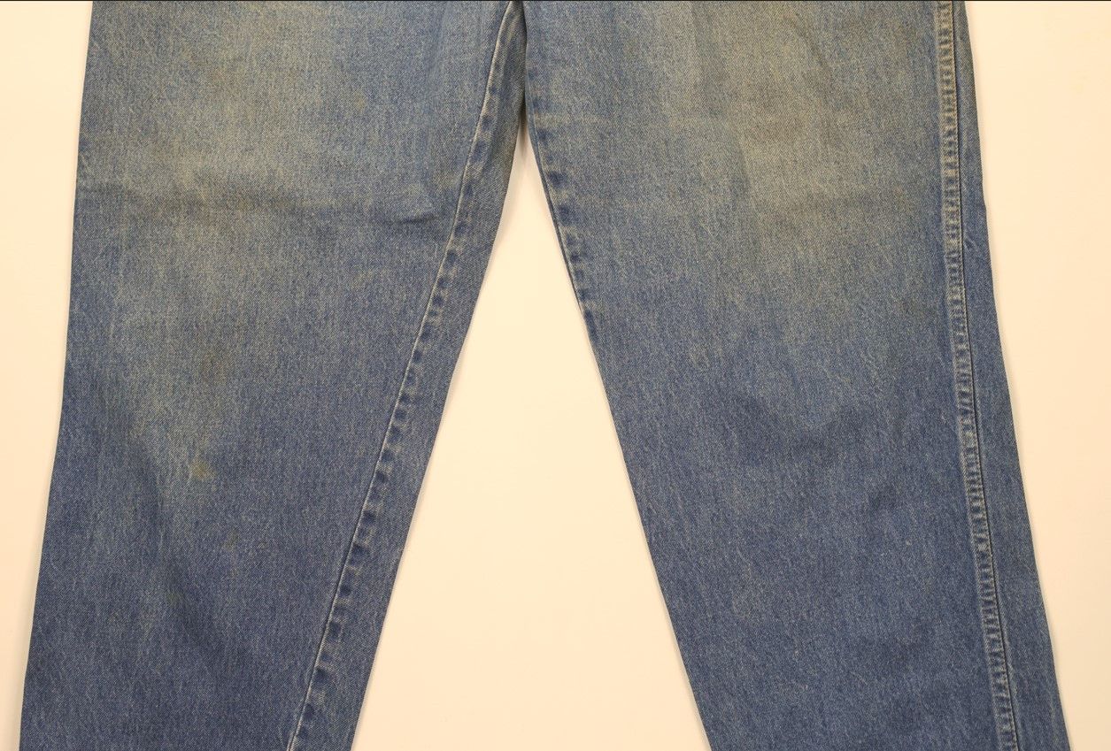 Vintage × Wrangler Vintage 80s 90s Wrangler Pleated Tapered Leg Denim Jeans USA Size US 38 / EU 54 - 3 Thumbnail