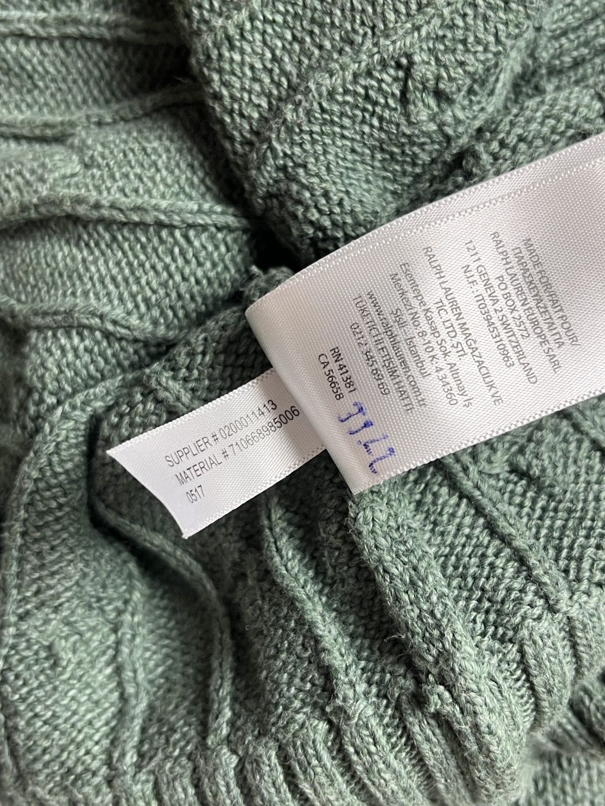Polo Ralph Lauren DDP Polo Ralph Lauren Cable-Knit Sweater Small Logo Size US XL / EU 56 / 4 - 9 Thumbnail