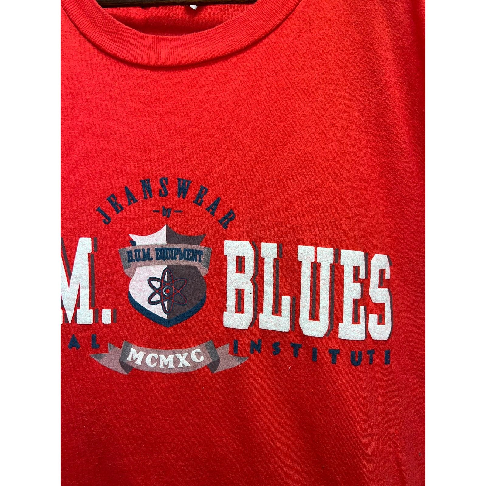 B.U.M Equipment Vintage Bum Equipment Shirt Bum Blues Techical Institute 90s Size US L / EU 52-54 / 3 - 4 Thumbnail