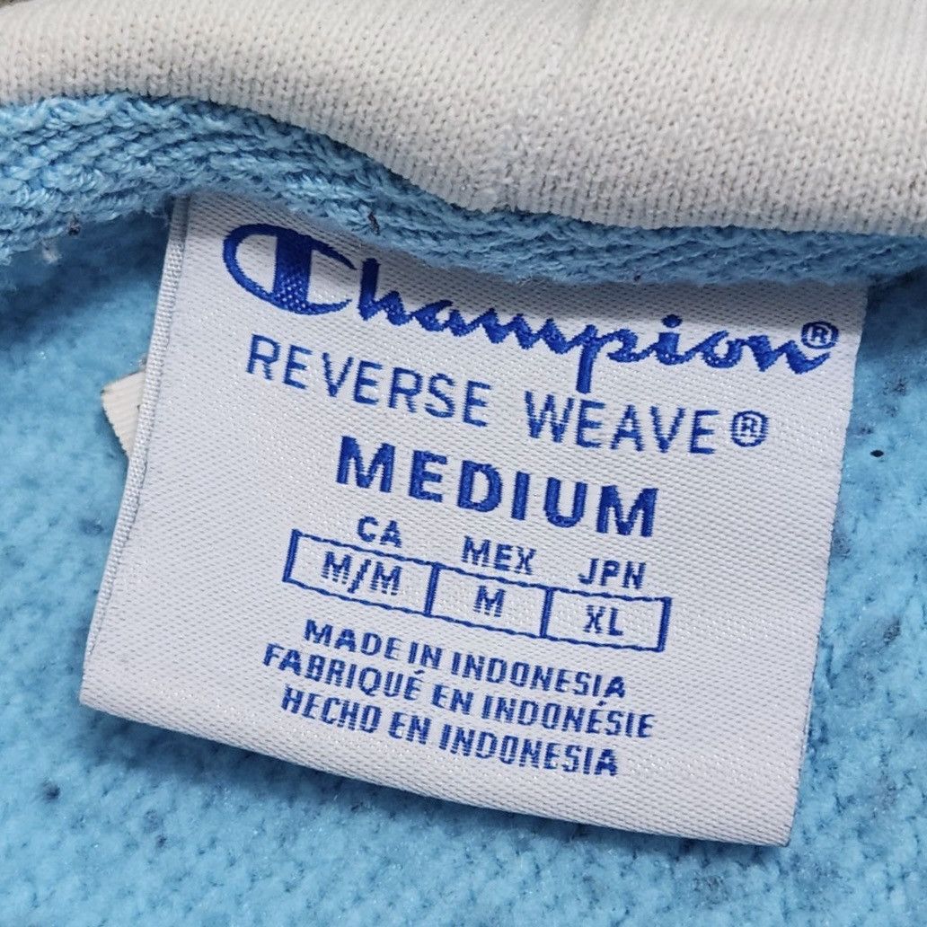 Champion × Vintage Vintage Reverse Weave Champion Multicolour Distressed Hoodie Size US L / EU 52-54 / 3 - 3 Thumbnail