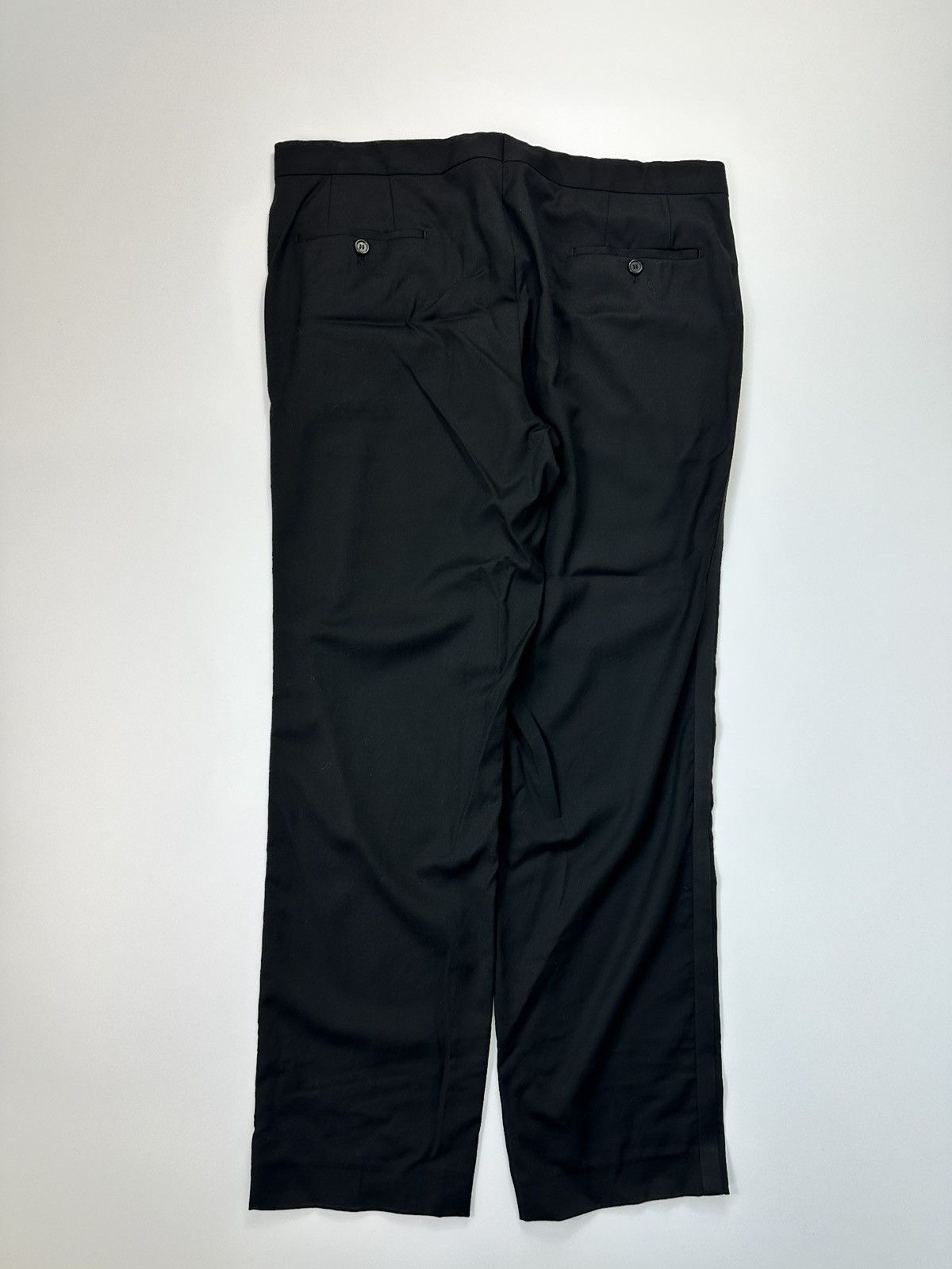 Hugo Boss Hugo Boss Formal Silk Pants 44R Size Black Size 44R - 2 Thumbnail