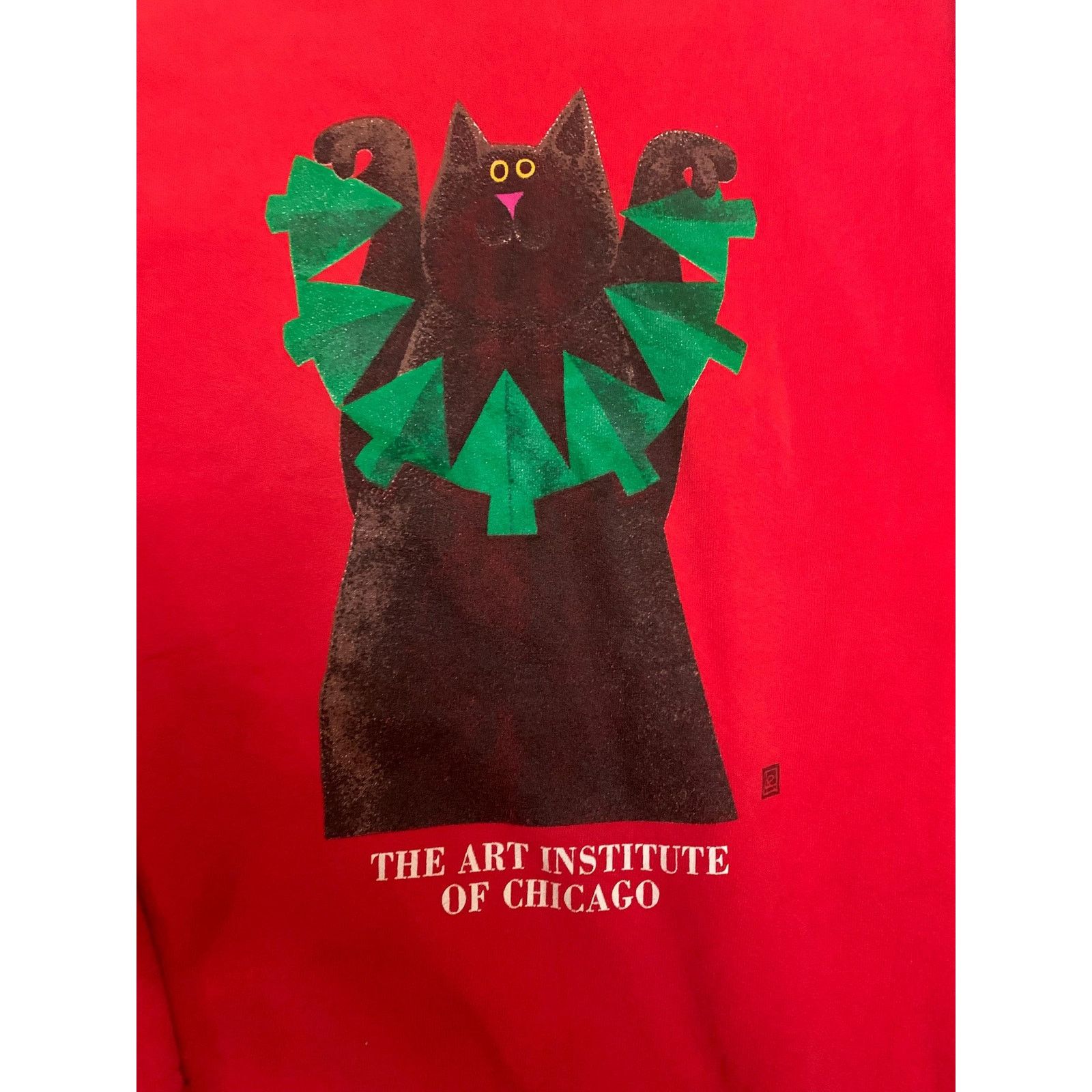 Fruit Of The Loom Vintage the art Institute of Chicago Sweatshirt size large Size US L / EU 52-54 / 3 - 3 Thumbnail