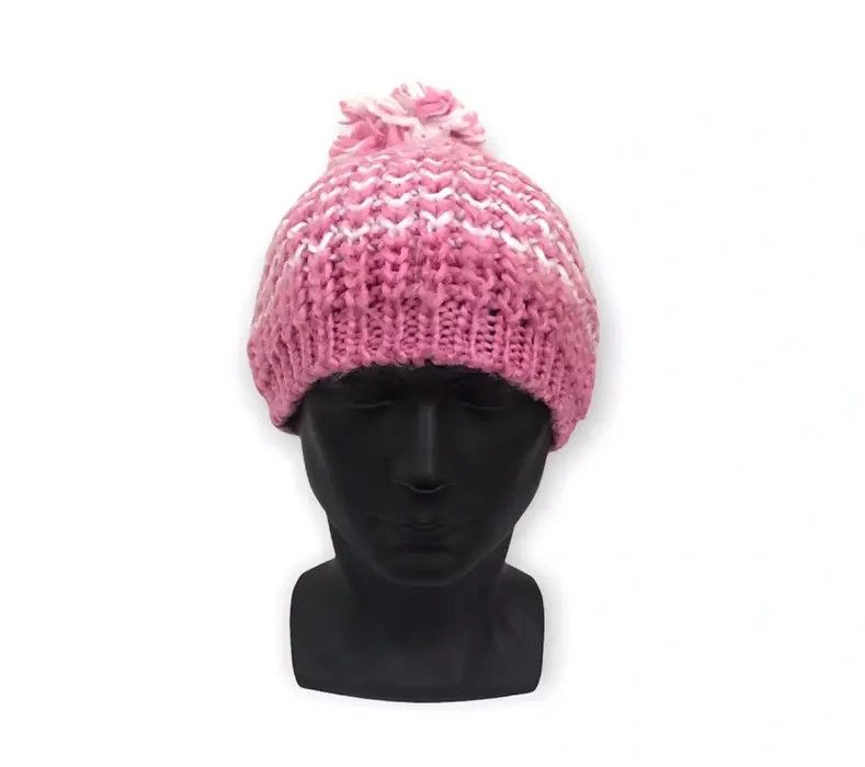 Japanese Brand × Kapital × Vintage Japanese Brand Knit Bobble Beanie Hat Size ONE SIZE - 2 Thumbnail