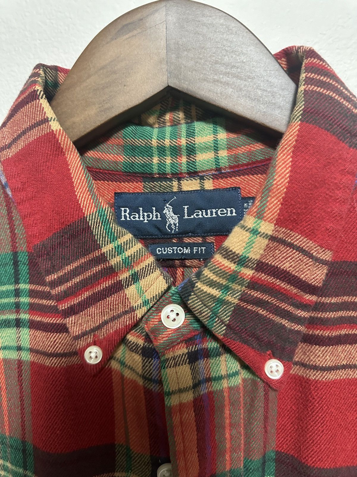 Ralph Lauren Ralph Lauren Relaxed Cotton Plaid Long Sleeve - XL Size US XL / EU 56 / 4 - 4 Thumbnail