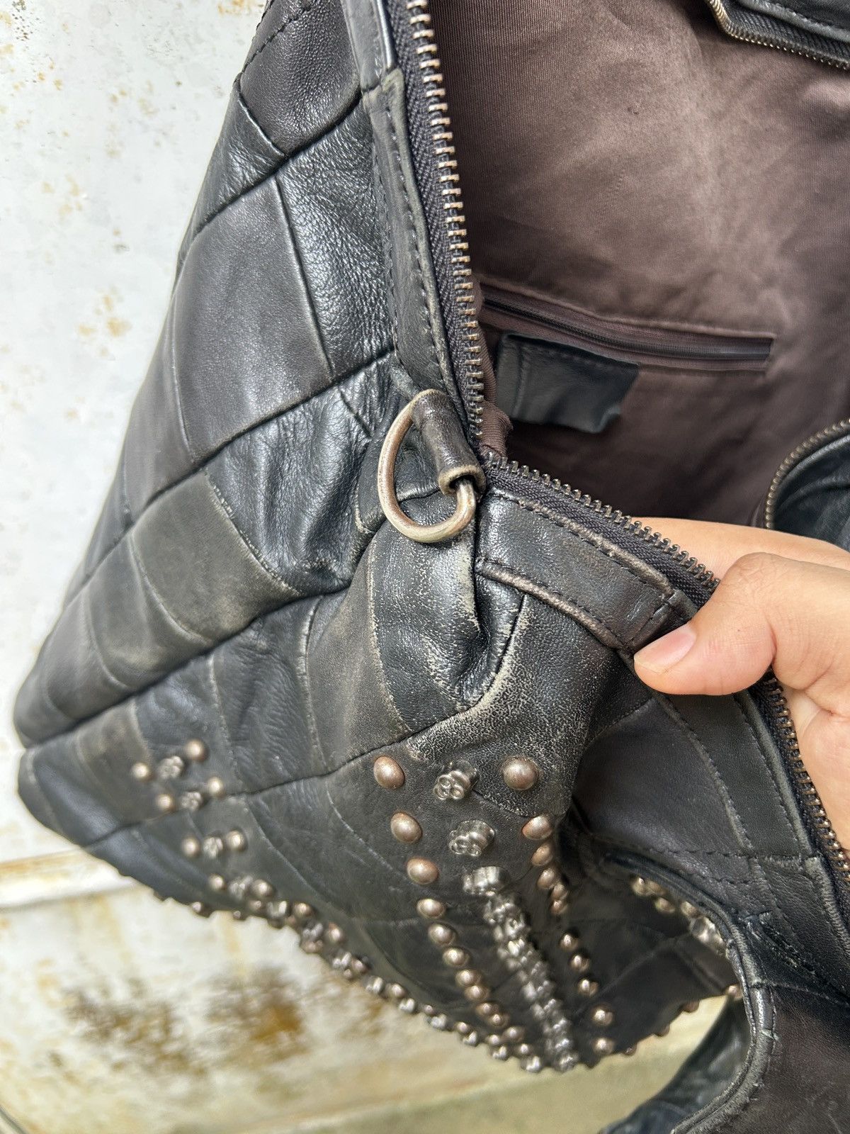 Genuine Leather VintageleatherBagSkull feellikechrome ifsixwasnine LGB Style Size ONE SIZE - 18 Thumbnail