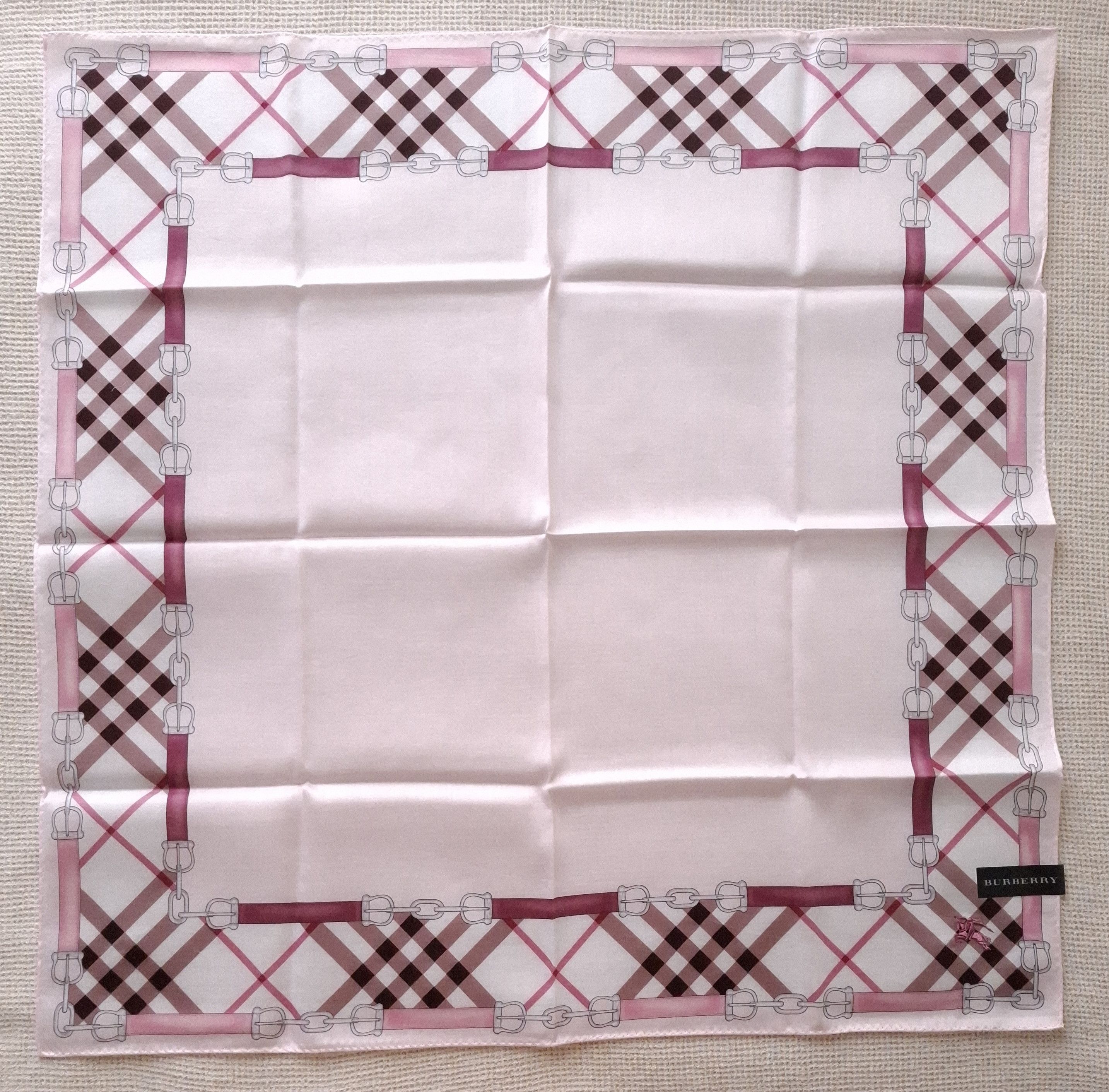 Burberry × Vintage NEW Vintage Burberry Bandana/Handkerchief/scarf Japan Size ONE SIZE - 2 Thumbnail
