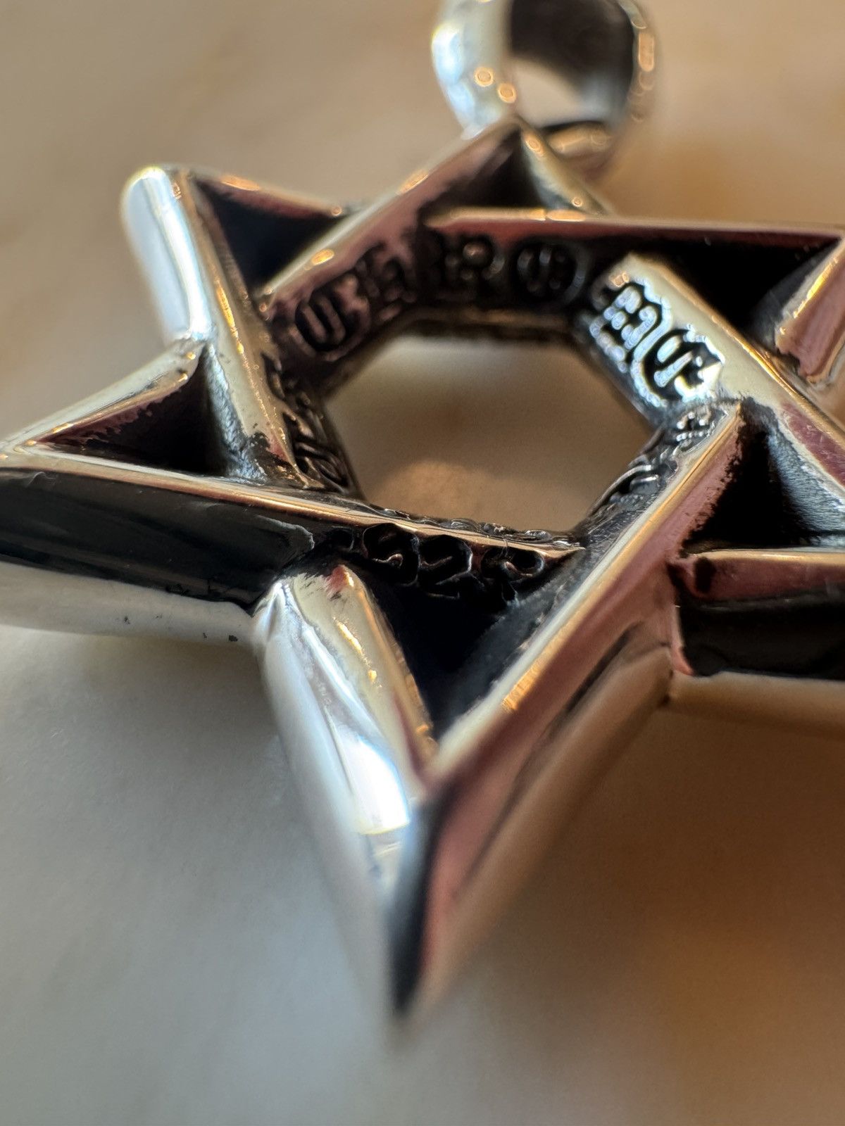 Chrome Hearts Chrome Hearts Sterling Silver Star of David Charm Pendant Size ONE SIZE - 6 Thumbnail