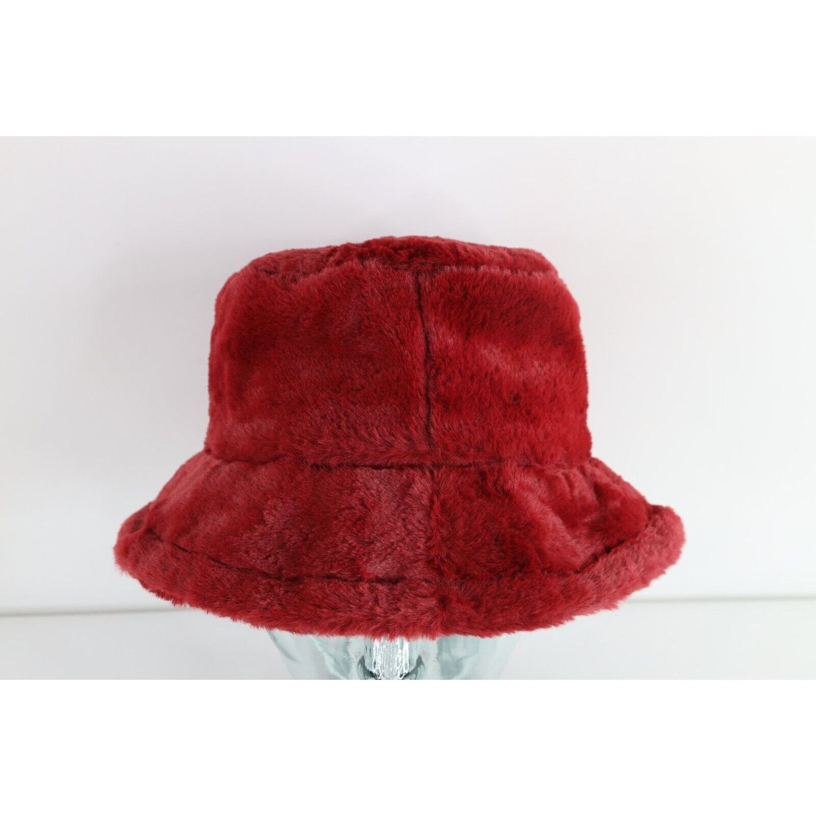 Kangol × Vintage Vintage 90s Streetwear Babydoll Fuzzy Shag Fleece Bucket Hat Size ONE SIZE - 1 Thumbnail