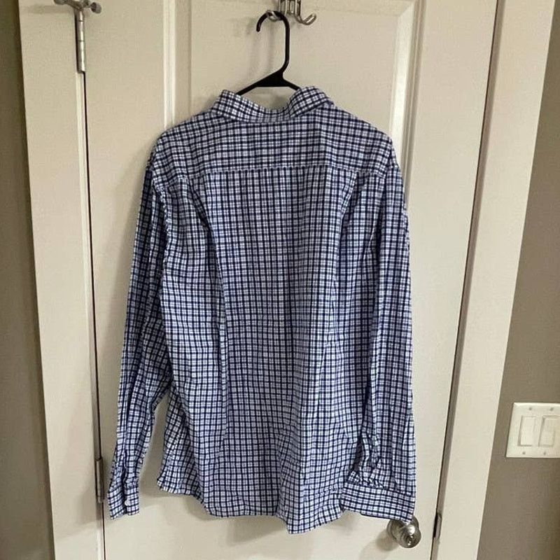 Tommy Hilfiger Tommy Hilfiger Blue and White Checkered Button Up Size XL Size US S / EU 44-46 / 1 - 2 Thumbnail