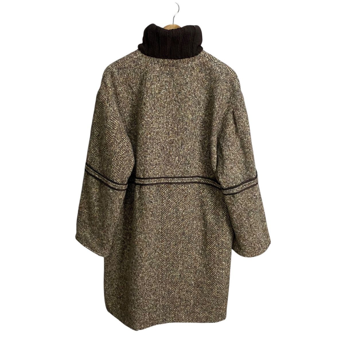 Designer × Jean Charles De Castelbajac Castelbajac x CarmA SpA Italian logo wool tweed coat Size US M / EU 48-50 / 2 - 4 Thumbnail