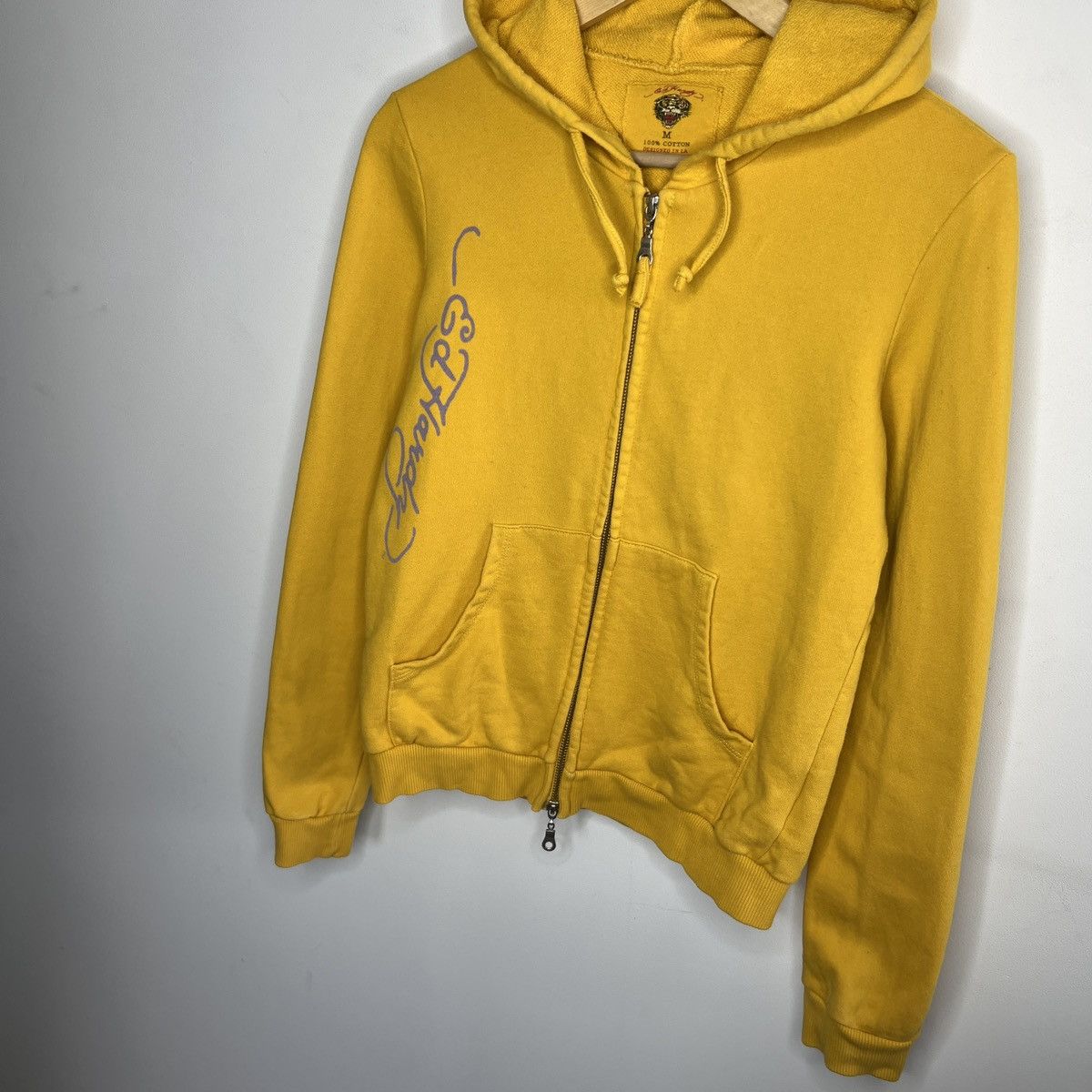 Christian Audigier × Ed Hardy × Vintage Ed Hardy Retro 00s Hoodie With Crystals Affliction Grunge Size M / US 6-8 / IT 42-44 - 6 Thumbnail