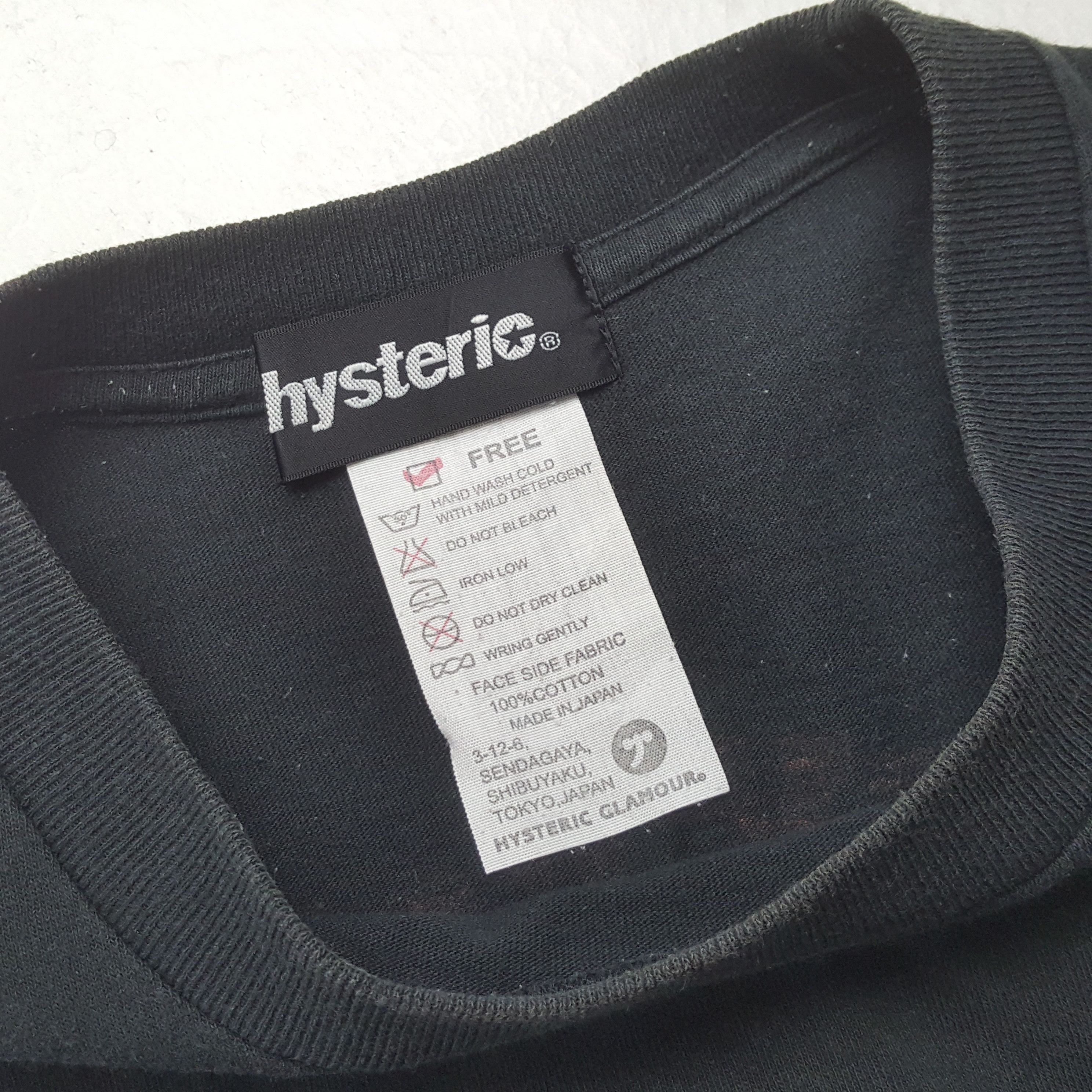 Hysteric Glamour Vintage Hysteric Glamour Japanese Fashion Brand T-shirt RR4 Size US S / EU 44-46 / 1 - 5 Thumbnail
