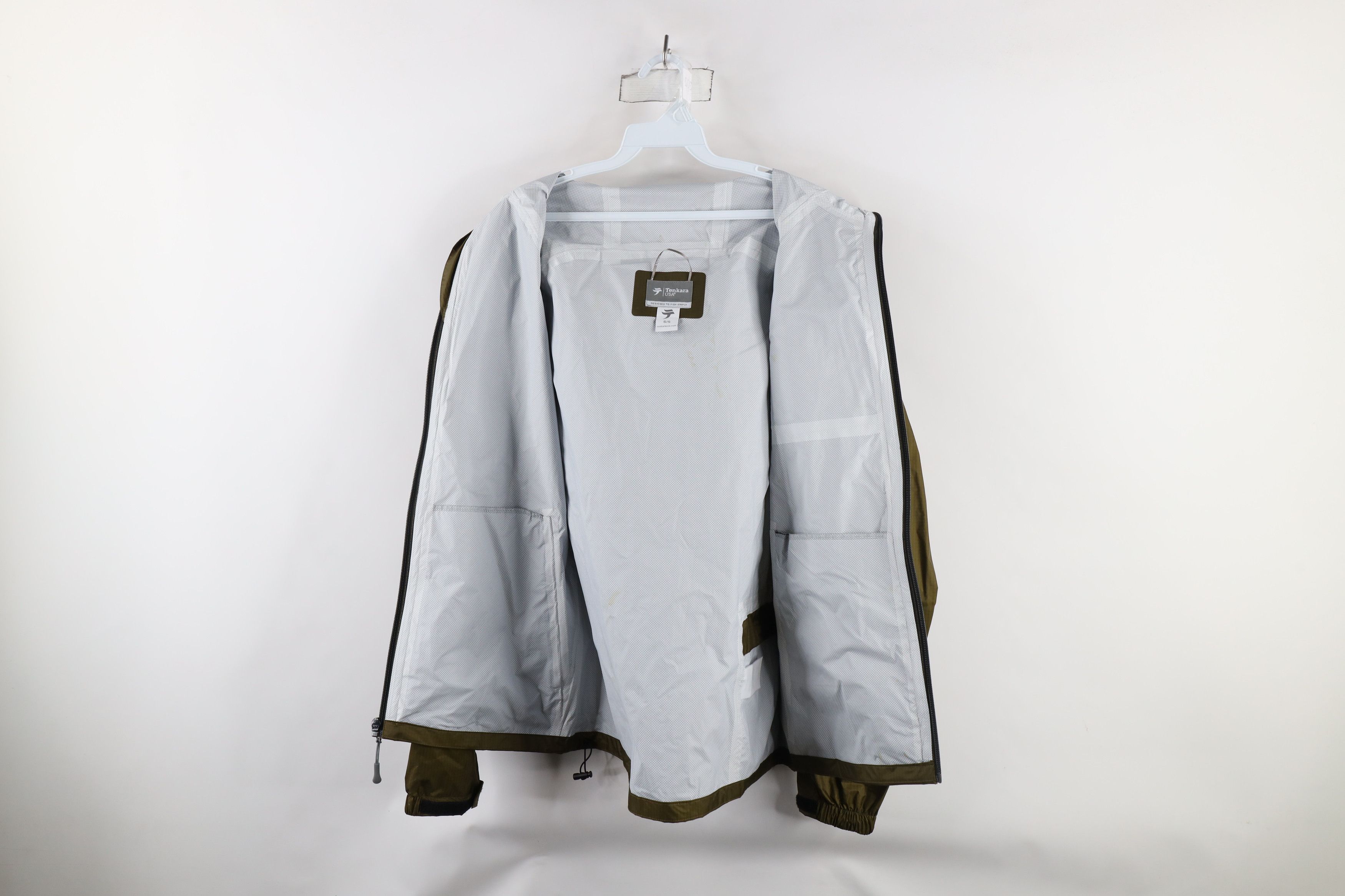 Vintage Tenkara USA Fishing Fly Weight Waterproof Hooded Rain Jacket Size US S / EU 44-46 / 1 - 9 Thumbnail