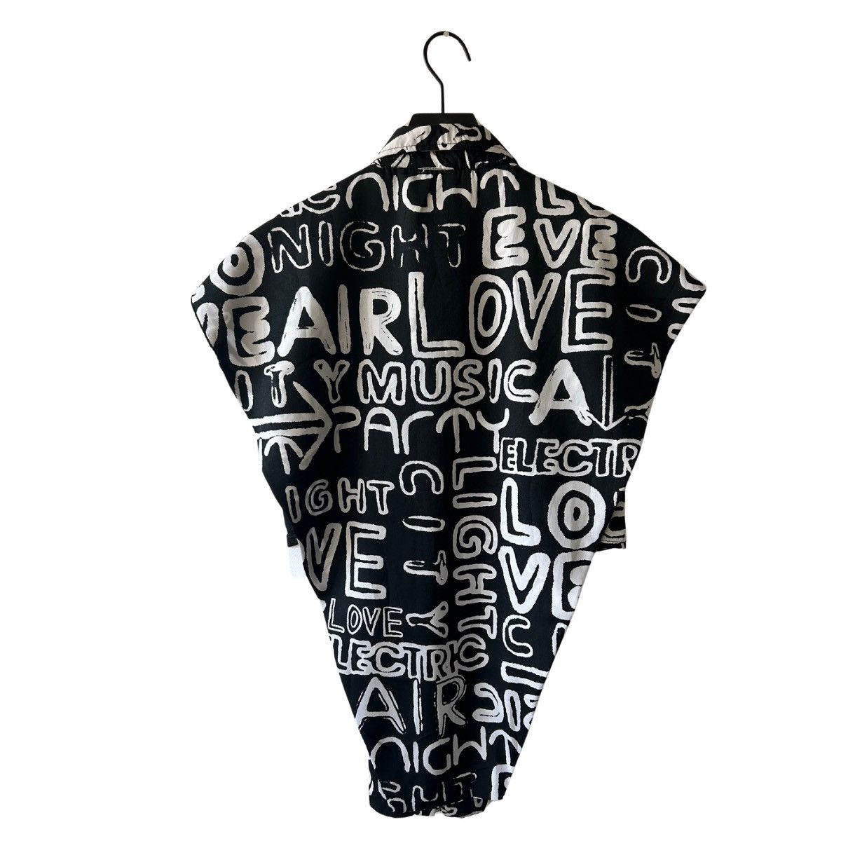 Vintage 90s Scribble Top | Size medium Size M / US 6-8 / IT 42-44 - 2 Thumbnail