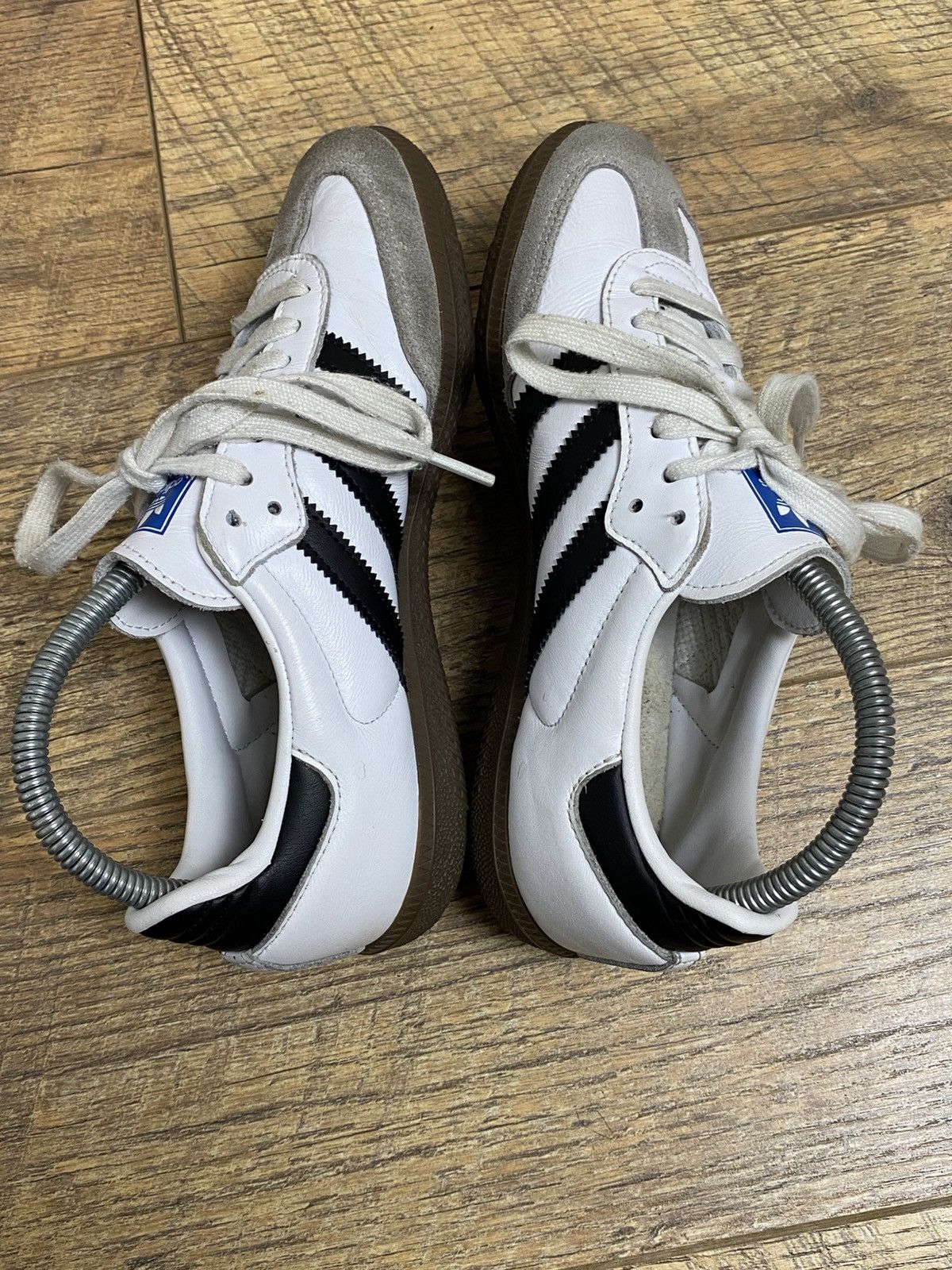 Adidas Adidas Samba OG White Black Watch Style Sneakers EU 37.5 Size US 7 / IT 37 - 4 Thumbnail
