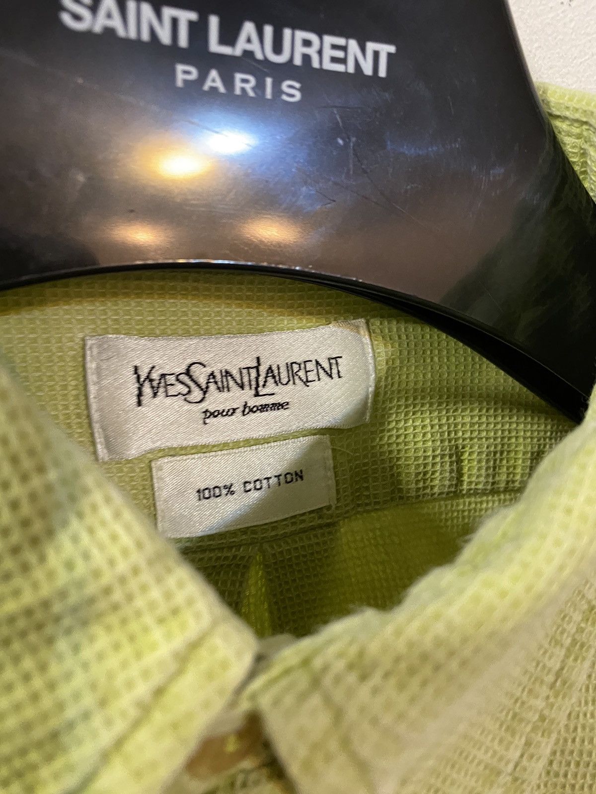 Yves Saint Laurent Waffle YSL Shirt Soft Button Up Dress Shirt Casual Collar Size US M / EU 48-50 / 2 - 4 Thumbnail