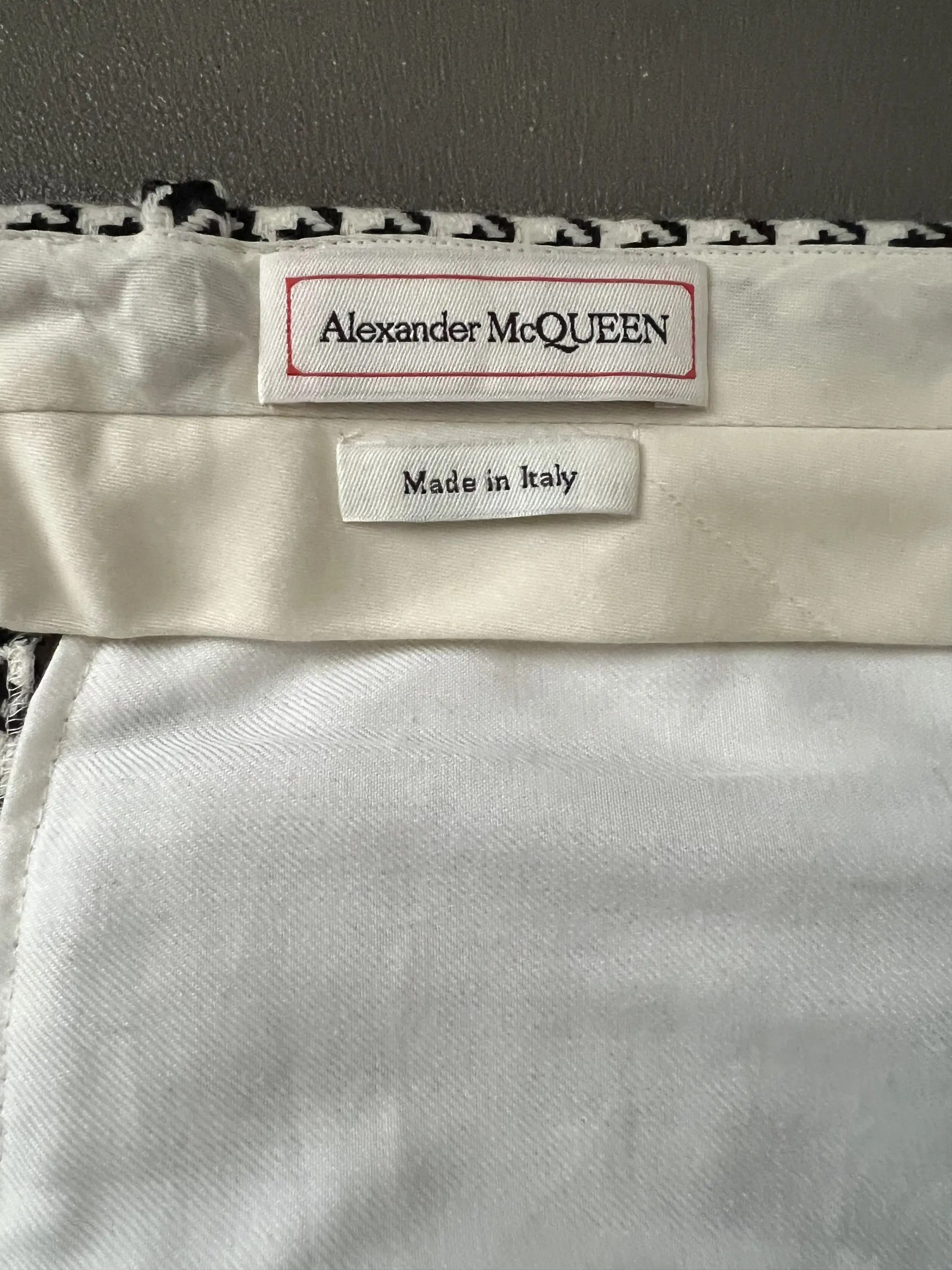 Alexander McQueen BNWT Beautiful Pied De Poule Trousers Size US 32 / EU 48 - 9 Thumbnail