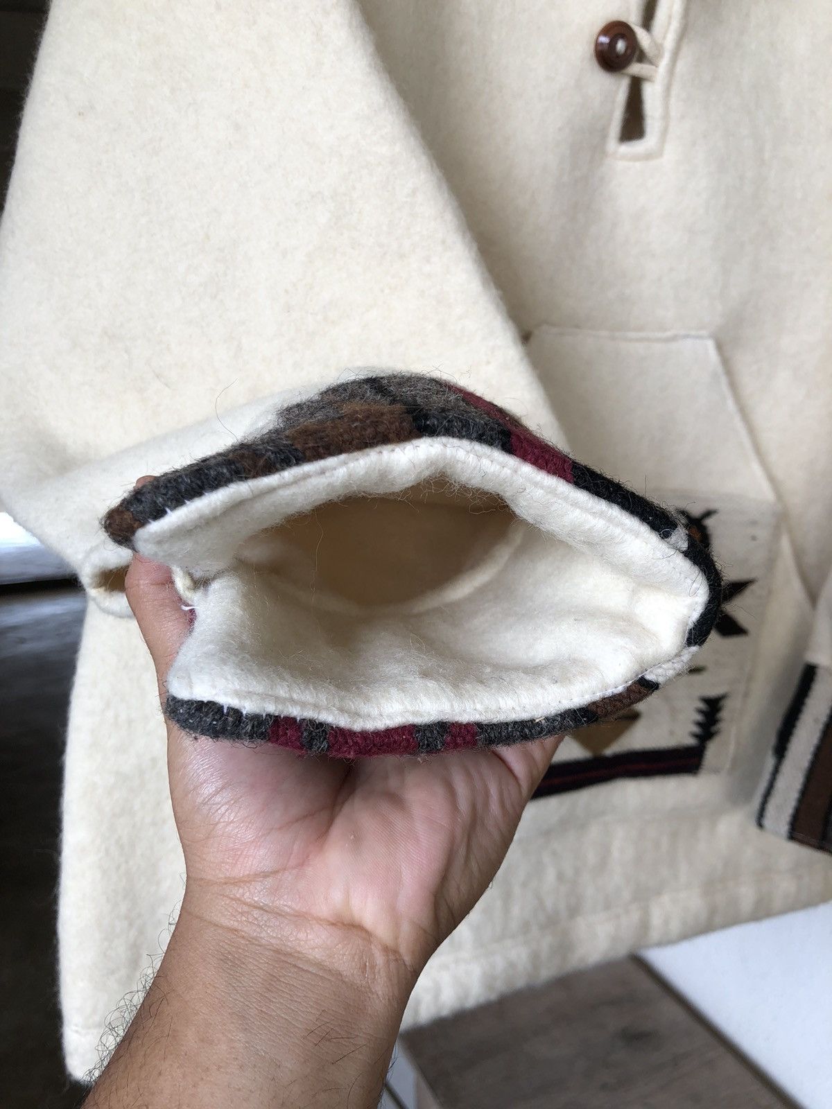 Native Rare🔥Vtg Artesanias Indigenas Hand Made Chimayo Wool Jacket Size US L / EU 52-54 / 3 - 15 Thumbnail