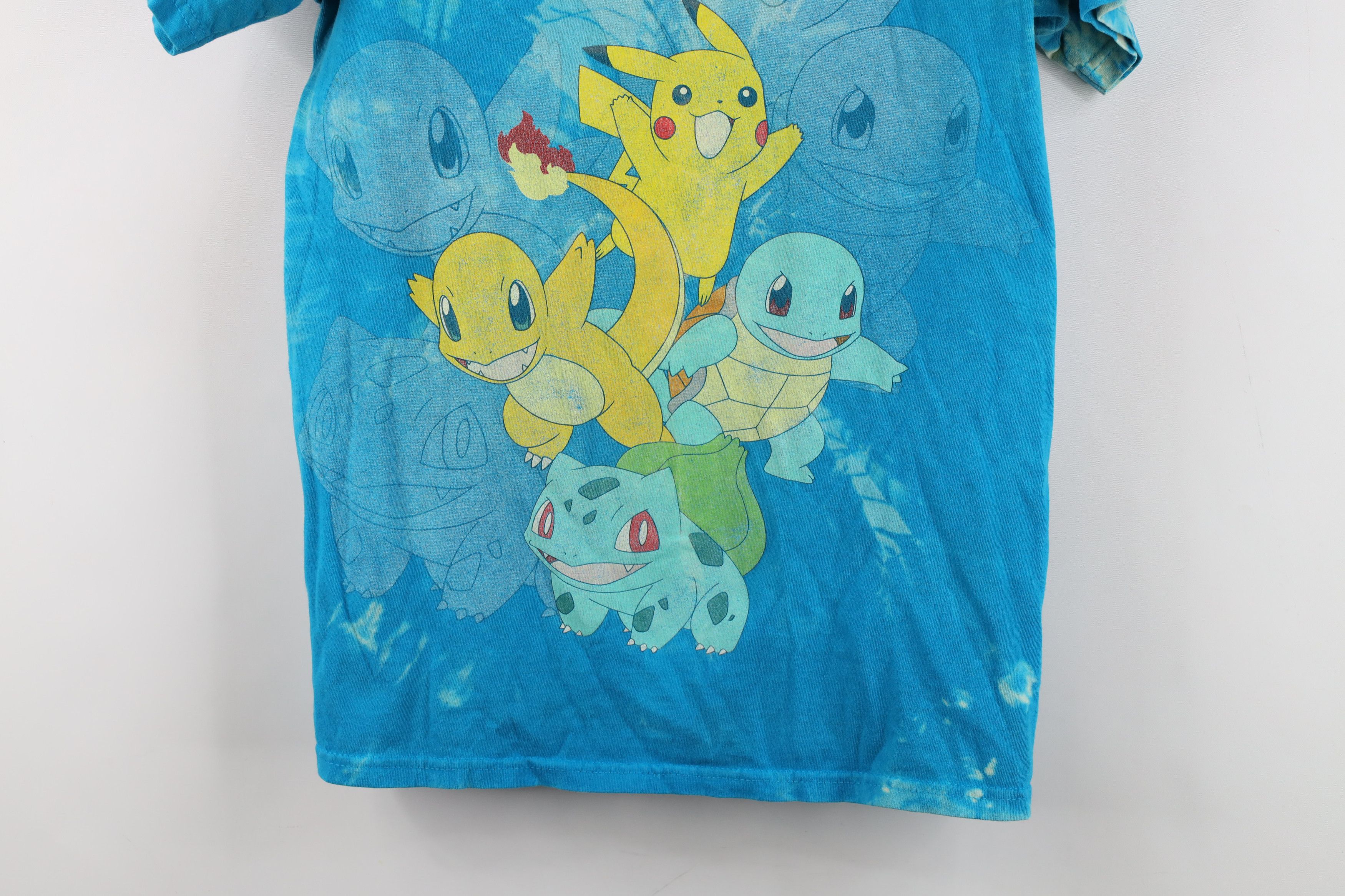 Vintage Vintage Y2K Wash Pokemon Pikachu Squirtle Charmander T-Shirt Size S / US 4 / IT 40 - 3 Thumbnail