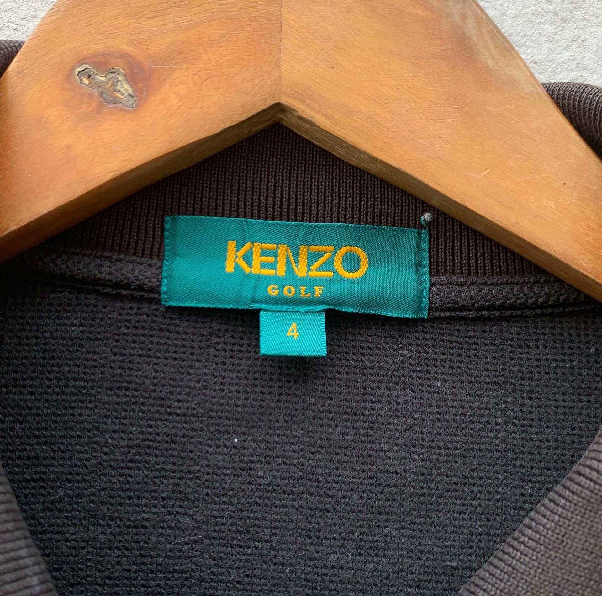 Kenzo Vintage Kenzo Golf Embroidery Long Sleeve Polos Size US M / EU 48-50 / 2 - 7 Thumbnail