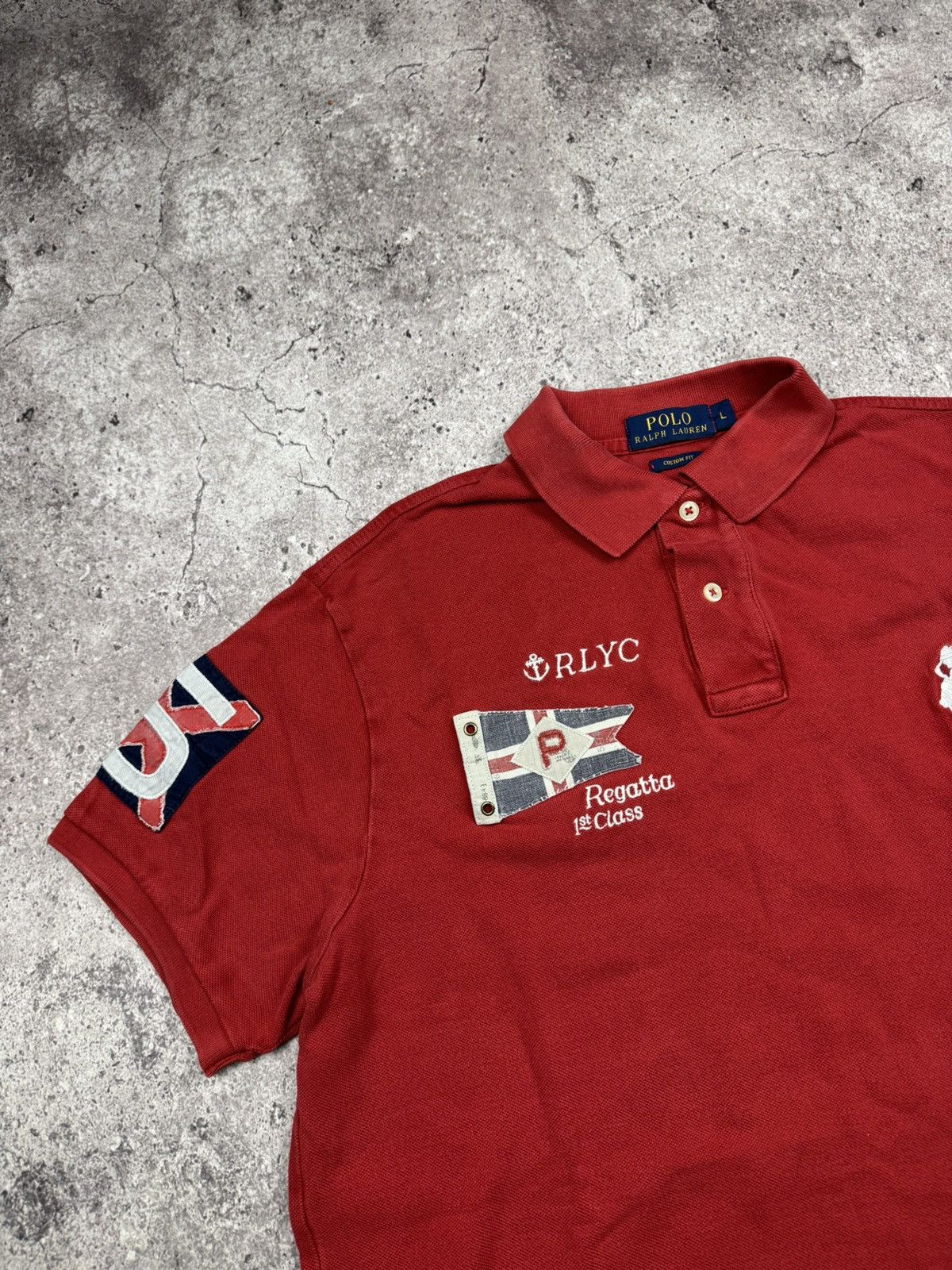 Polo Ralph Lauren Vintage Polo Ralph Lauren RLYC Y2K Polo Regatta Polo Shirt Size US L / EU 52-54 / 3 - 2 Thumbnail
