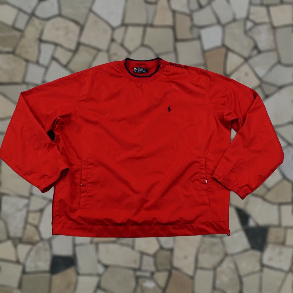 Polo Ralph Lauren VINTAGE Polo Ralph Lauren Jacket Mens L Red Windbreaker Pullover Pony 90s Size US L / EU 52-54 / 3 - 1 Thumbnail